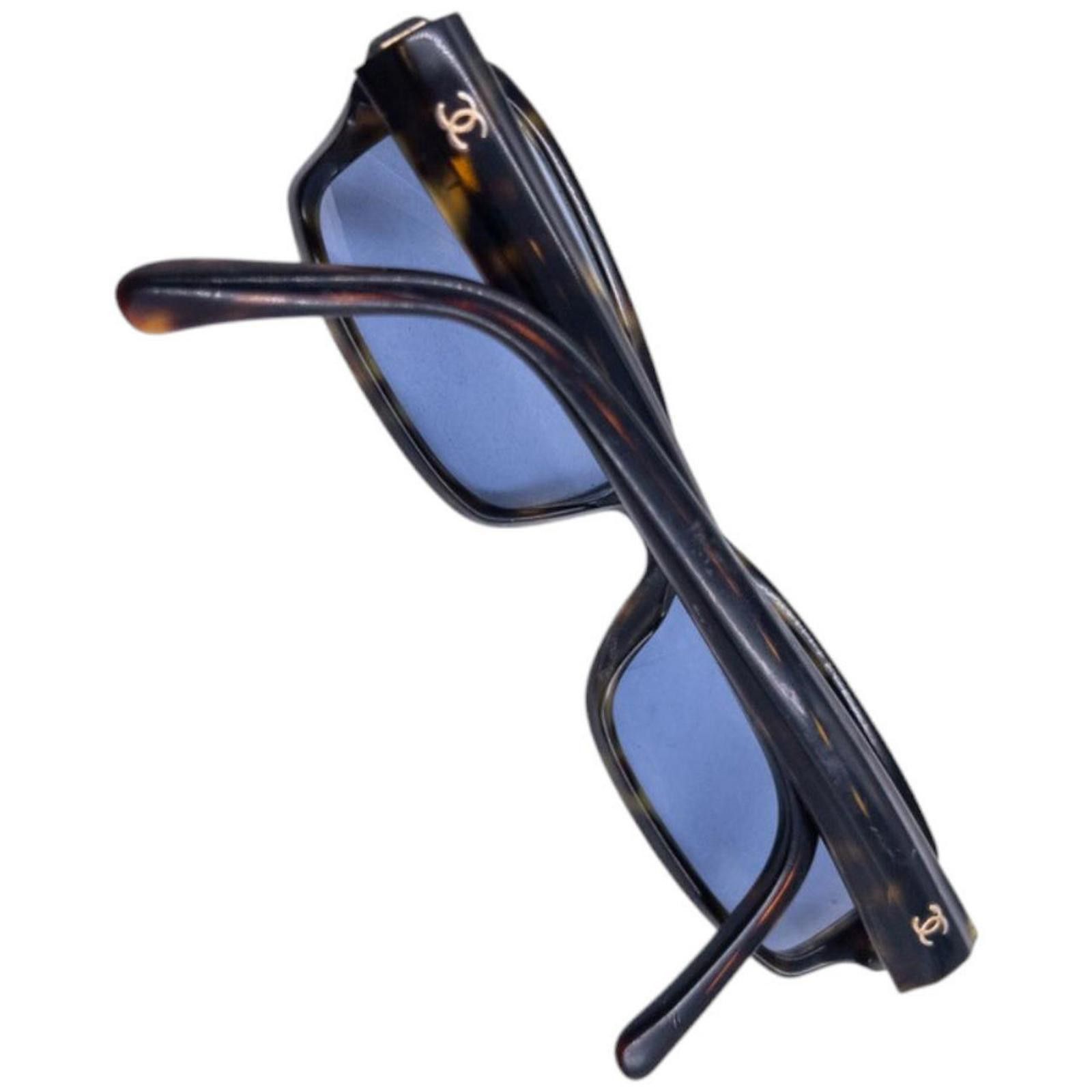 Chanel Vintage Chanel Tortoise Shell Sunglasses Size ONE SIZE - 6 Thumbnail