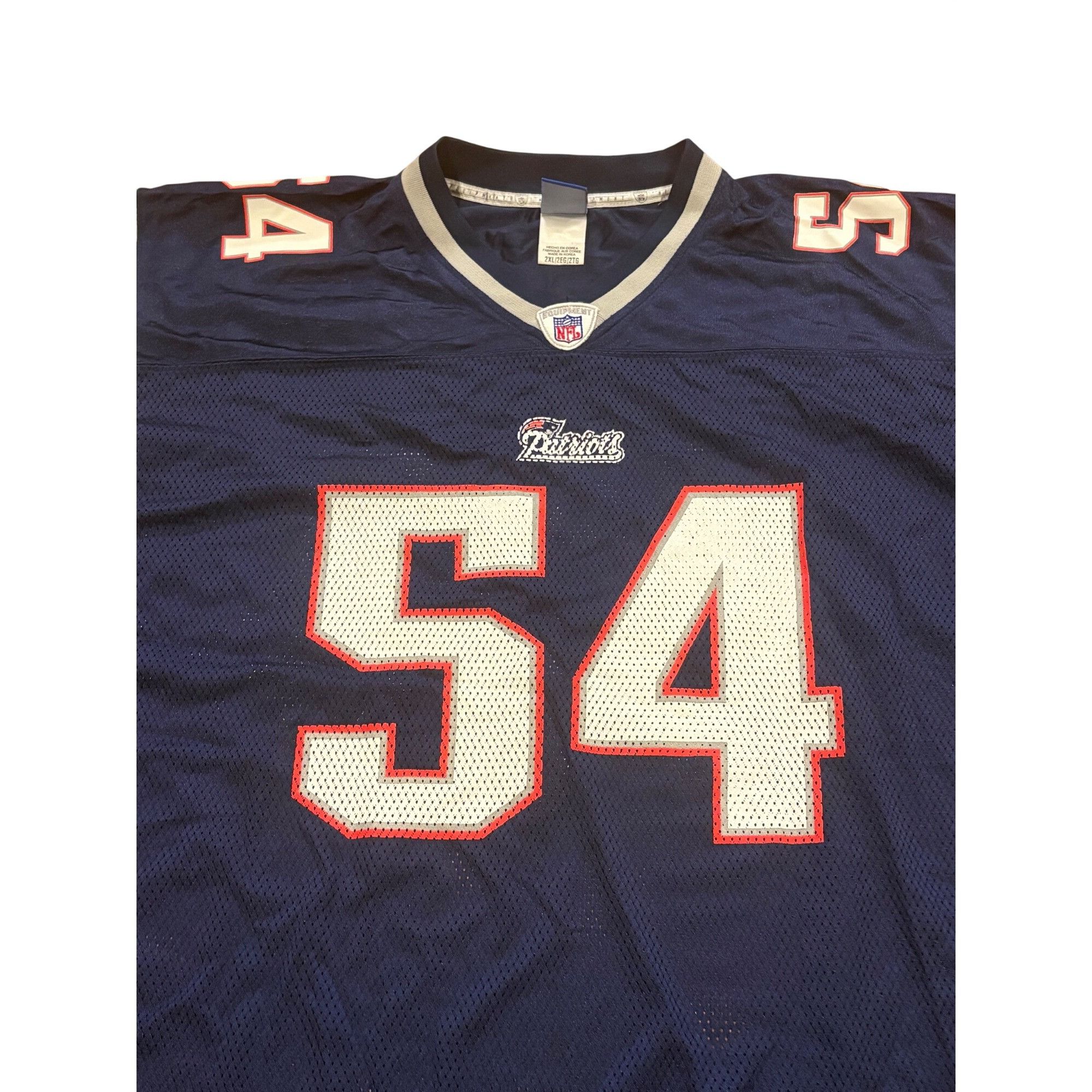Reebok Reebok New England Patriots Tedy Bruschi #54 Home Blue NFL F Size US XXL / EU 58 / 5 - 5 Thumbnail