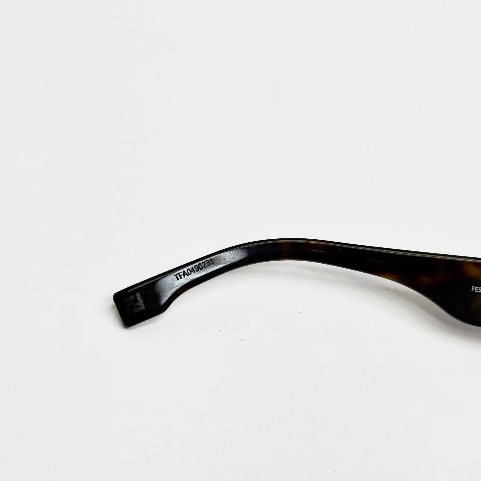 Fendi FENDI FENDIGRAPHY HOBO LOGO 50062 052 Eyeglasses FE50062I Size ONE SIZE - 4 Thumbnail