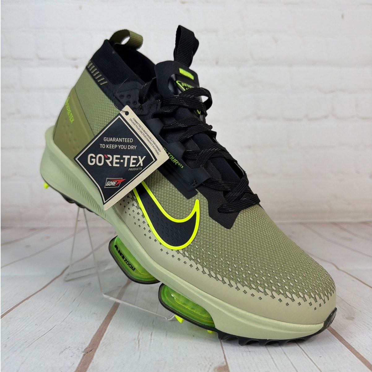 Nike Nike Infinity Tour 2 GORE-TEX Olive Black Golf Shoes Size 9 Size US 9 / EU 42 - 1 Thumbnail
