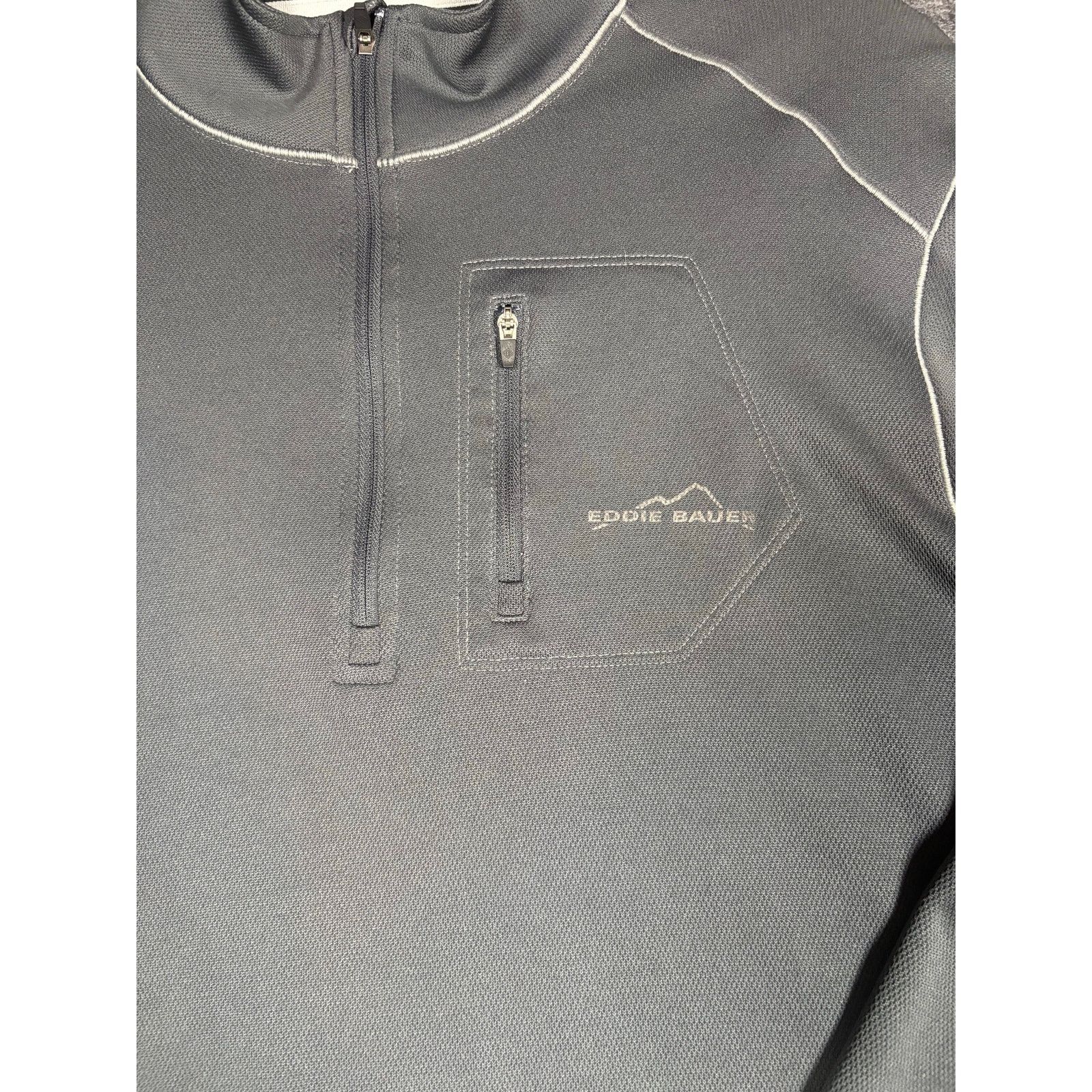 Eddie Bauer Eddie Bauer Sport 1/4 Zip Pullover Men’s Medium Gray #0469 Size US M / EU 48-50 / 2 - 3 Thumbnail