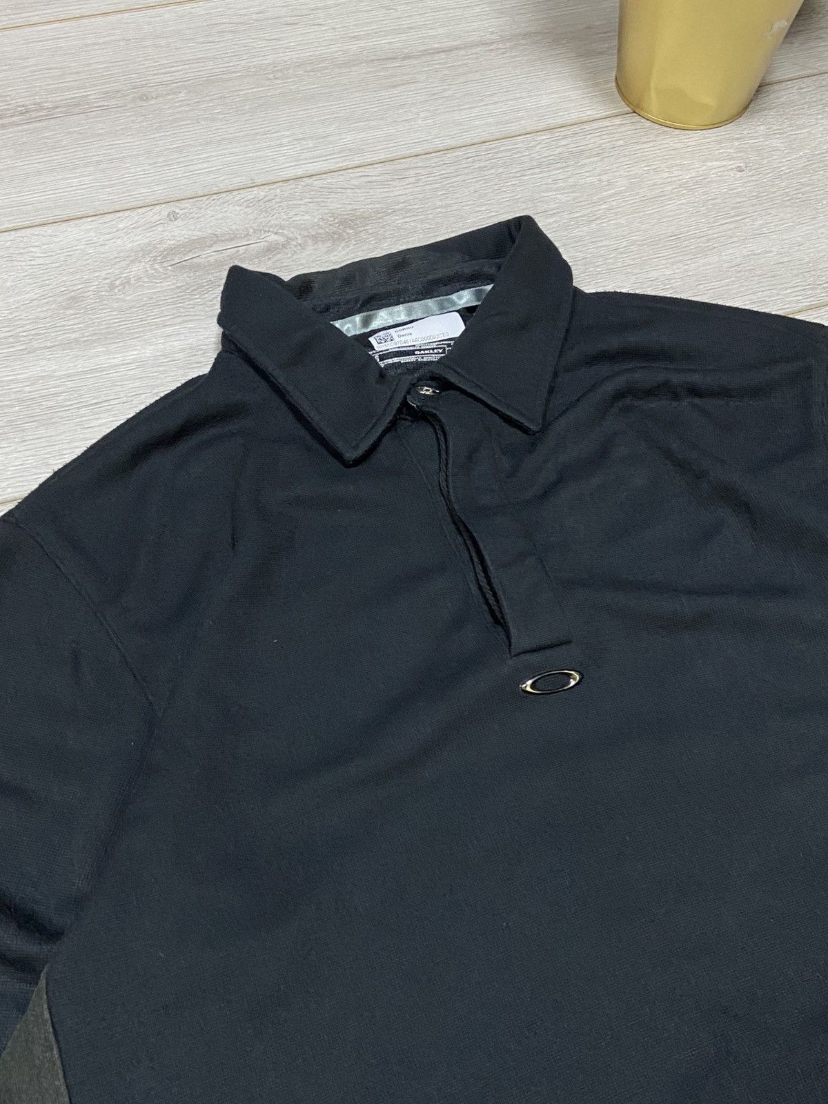 Oakley Oakley centr logo long sleeve coolmax knitted Size US L / EU 52-54 / 3 - 9 Thumbnail