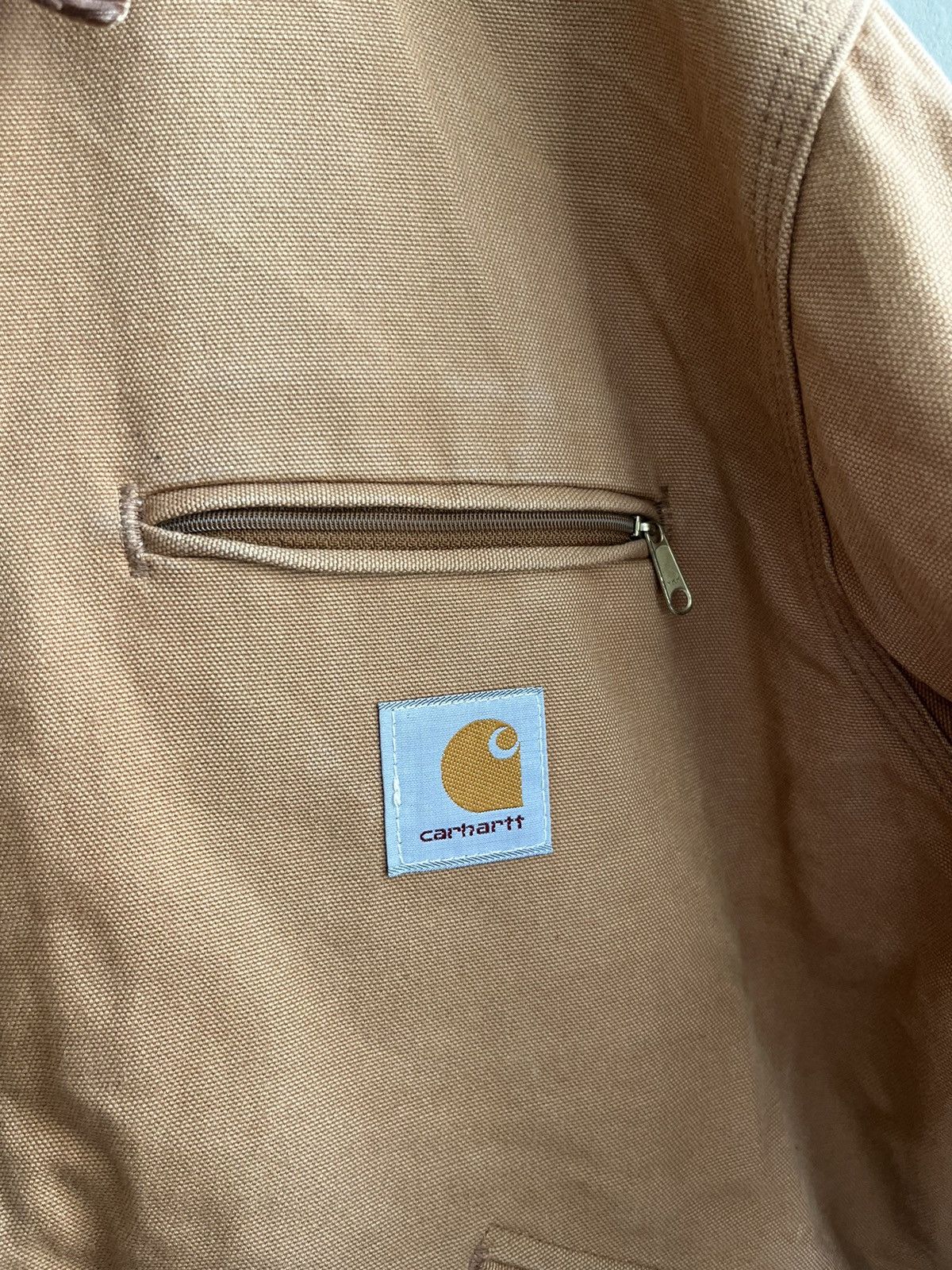 Carhartt × Vintage Vintage Carhartt Detroit Jacket Brown Size US L / EU 52-54 / 3 - 7 Thumbnail