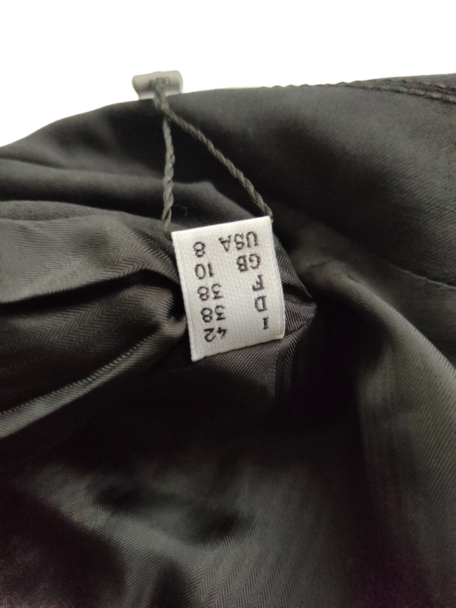 Alberta Ferretti Black Thin Wool Blazer With On-Tone Embroidery Size M / US 6-8 / IT 42-44 - 7 Thumbnail