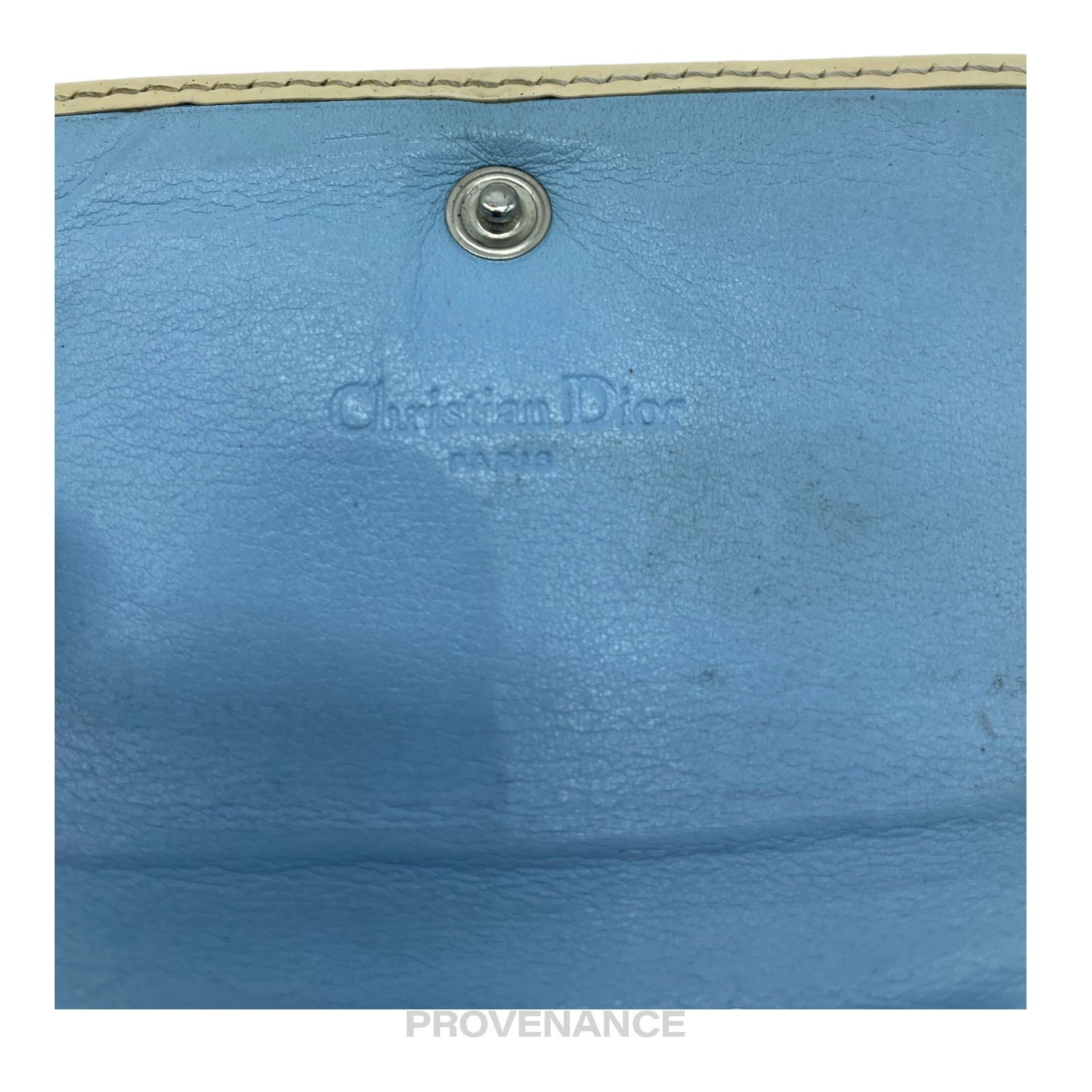 Dior 🔴 Dior Compact Wallet - Powder Blue 1 Oblique Trotter Size ONE SIZE - 8 Thumbnail
