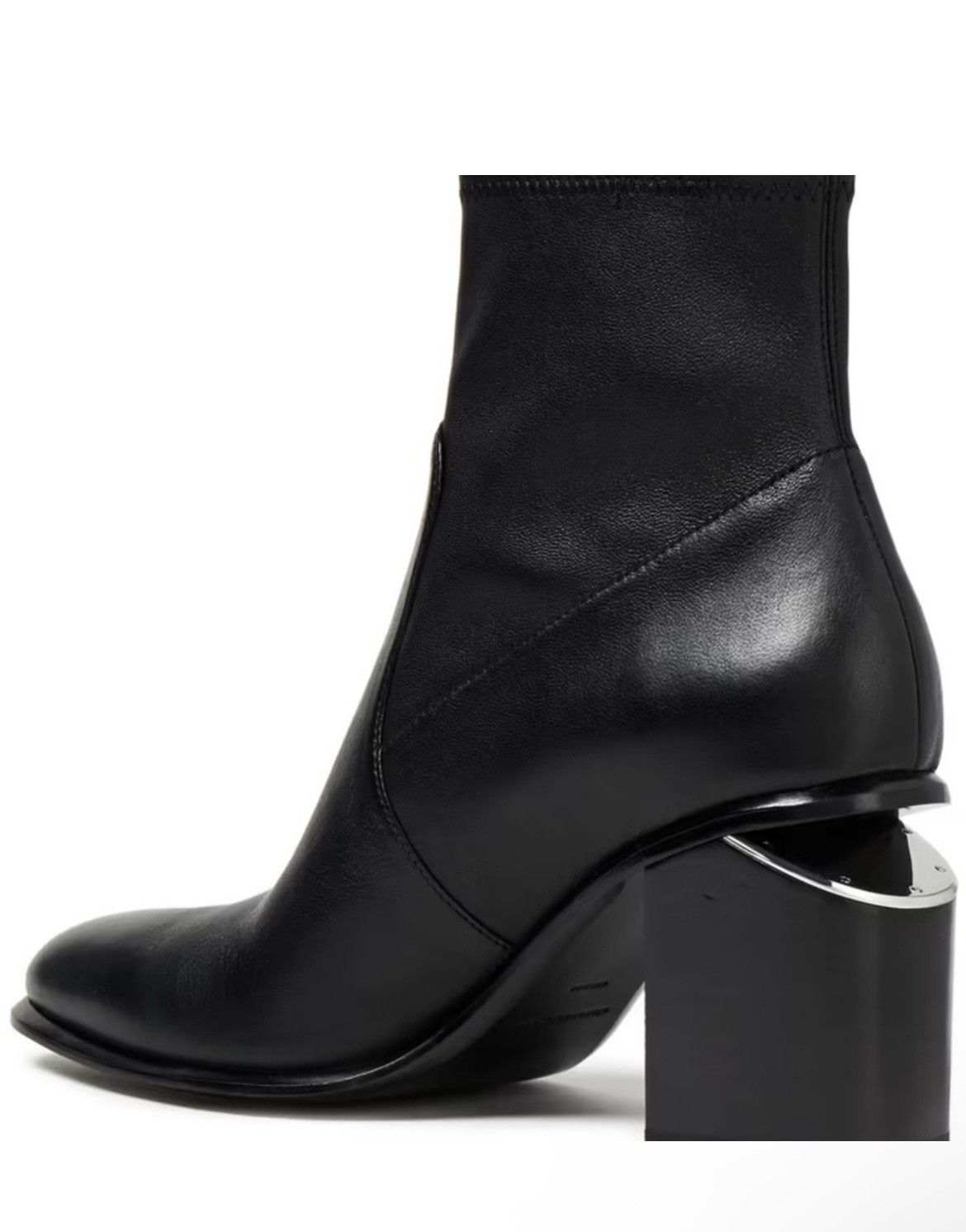 Alexander Wang ALEXANDER WANG Anna stretch-leather ankle boots Size US 9.5 / IT 39.5 - 3 Thumbnail