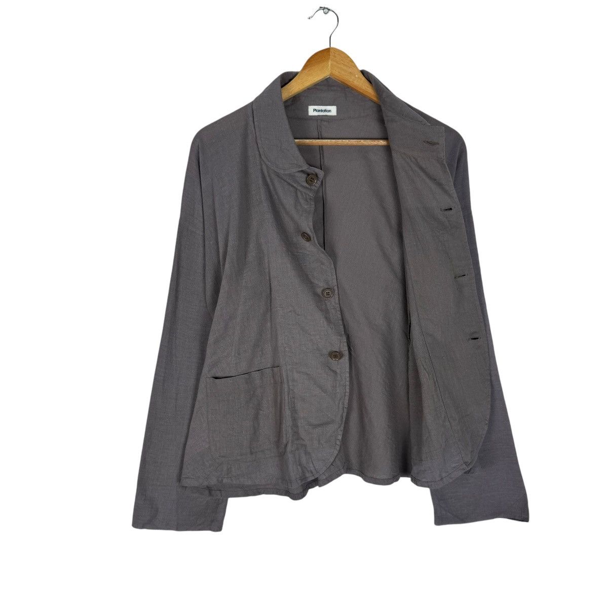 Issey Miyake × Japanese Brand ⚡️90s PLANTATION ISSEY MIYAKE BUTTON SHIRTS Size M / US 6-8 / IT 42-44 - 5 Thumbnail