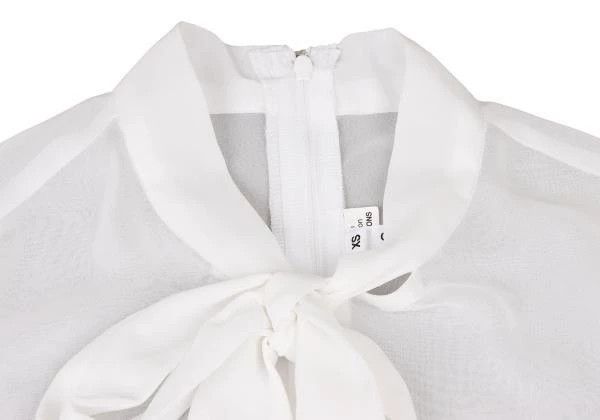 Comme des Garcons Comme Des Garcons Retro white bow shirt top Size XS / US 0-2 / IT 36-38 - 5 Thumbnail