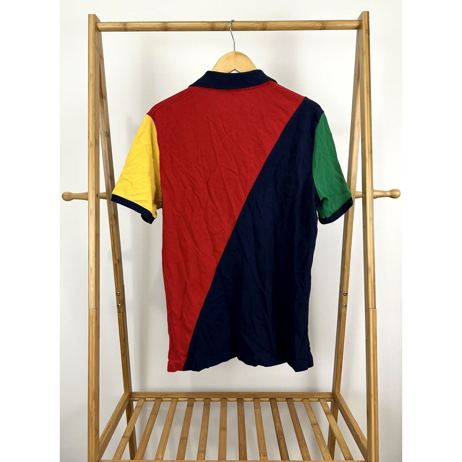 Polo Ralph Lauren Polo Ralph Lauren Big Crest NY Color Block Short Sleeve Polo Shirt M Multicolor Colorful Mens Polo Size US M / EU 48-50 / 2 - 2 Thumbnail
