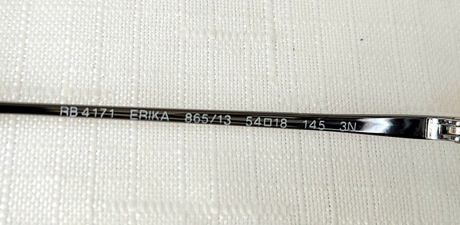 RayBan Ray Ban RB 4171 ERIKA 865/13 Round Brown Sunglasses No Lens Size ONE SIZE - 12 Thumbnail