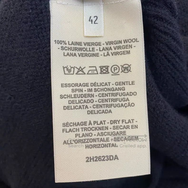 Hermes Hermes Black Woolen Sweater with Dark Pattern Size M / US 6-8 / IT 42-44 - 5 Thumbnail