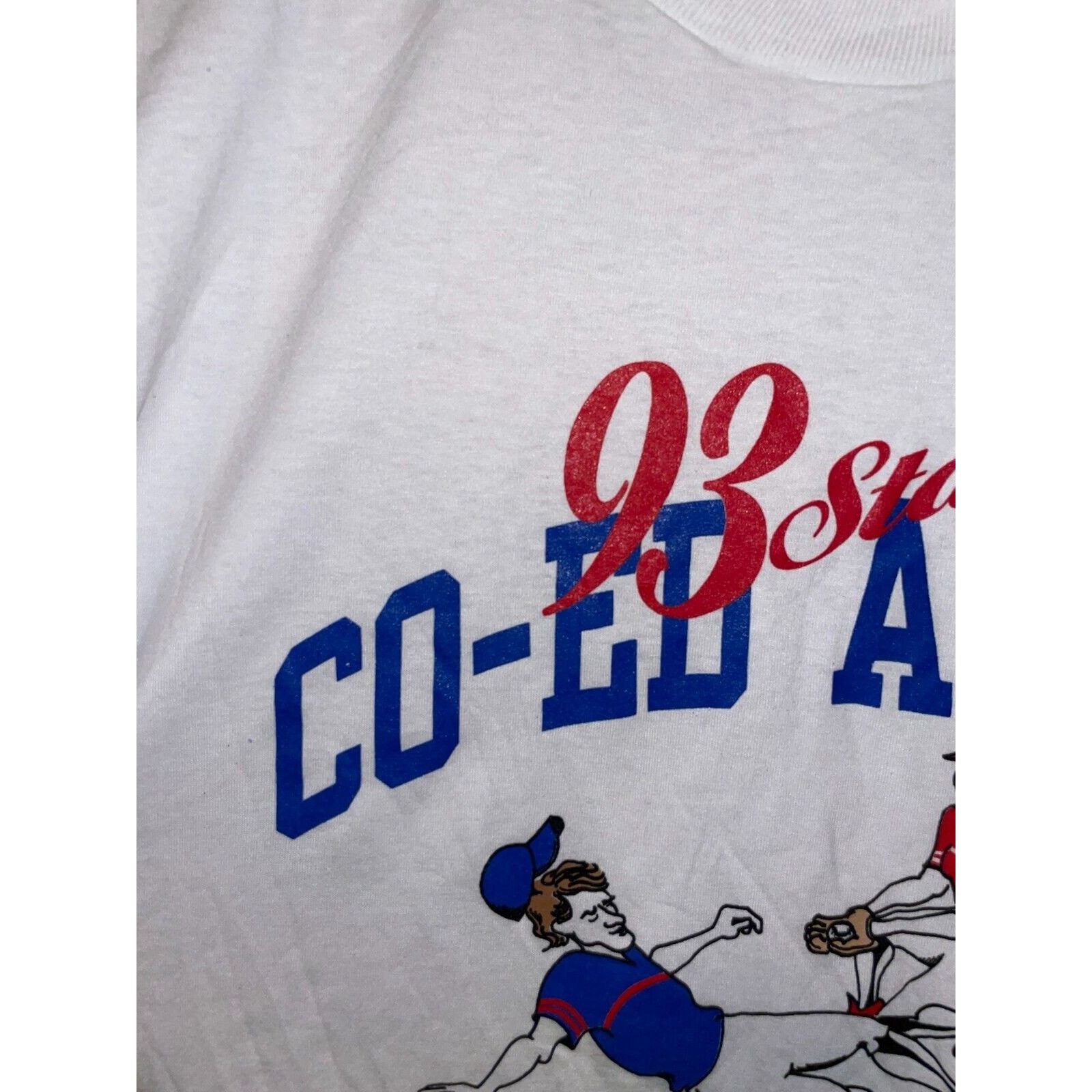 Jerzees Vintage CoEd Shirt Graphic ABC Tourney Graphic Tee VTG 90s L Size US L / EU 52-54 / 3 - 3 Thumbnail