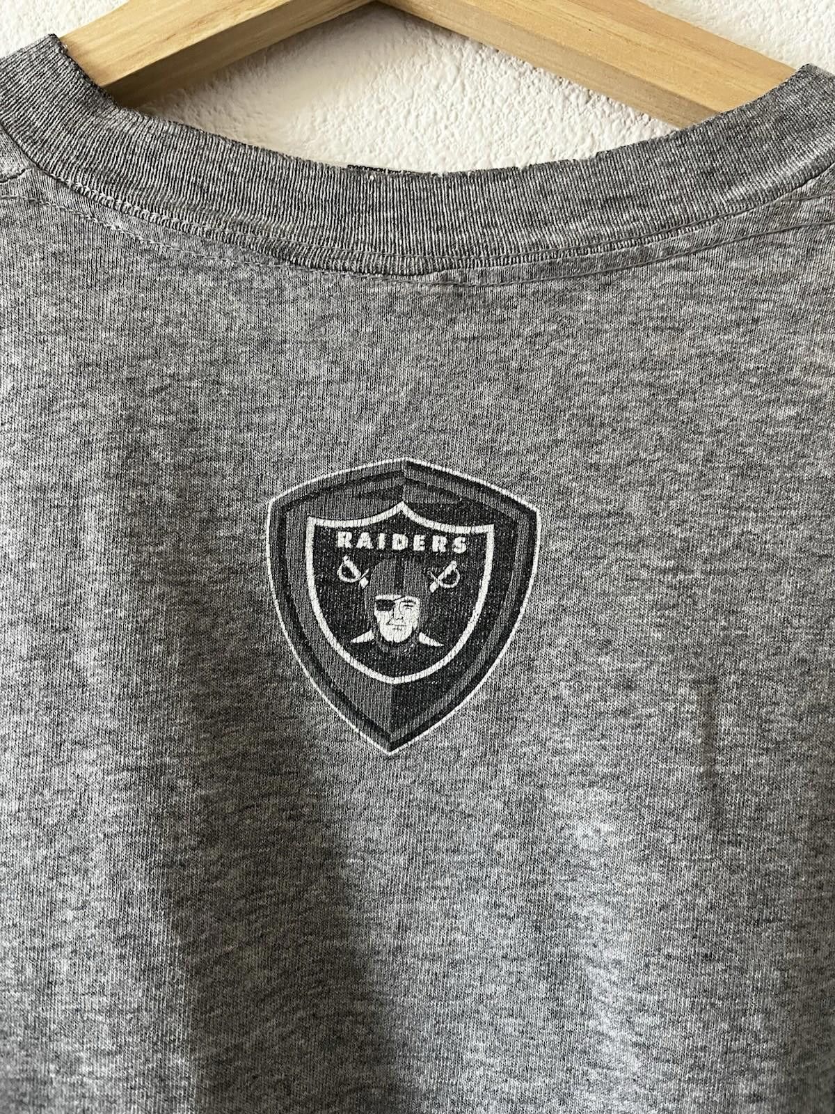 Other VTG Oakland Las Vegas Raiders NFL Gray T-Shirt Adult Size L Size ONE SIZE - 6 Thumbnail