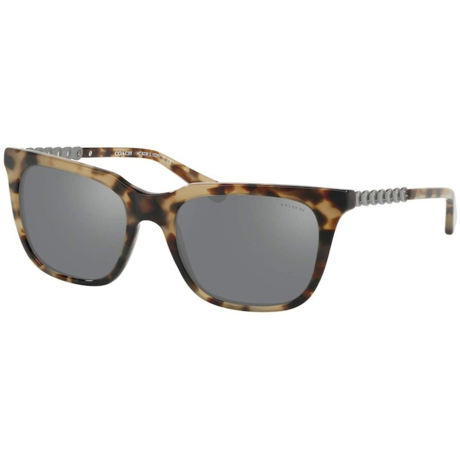 Coach Coach Cat Eye Sunglasses Tortoise Shell Smoke Lens HC8236 Size ONE SIZE - 1 Thumbnail