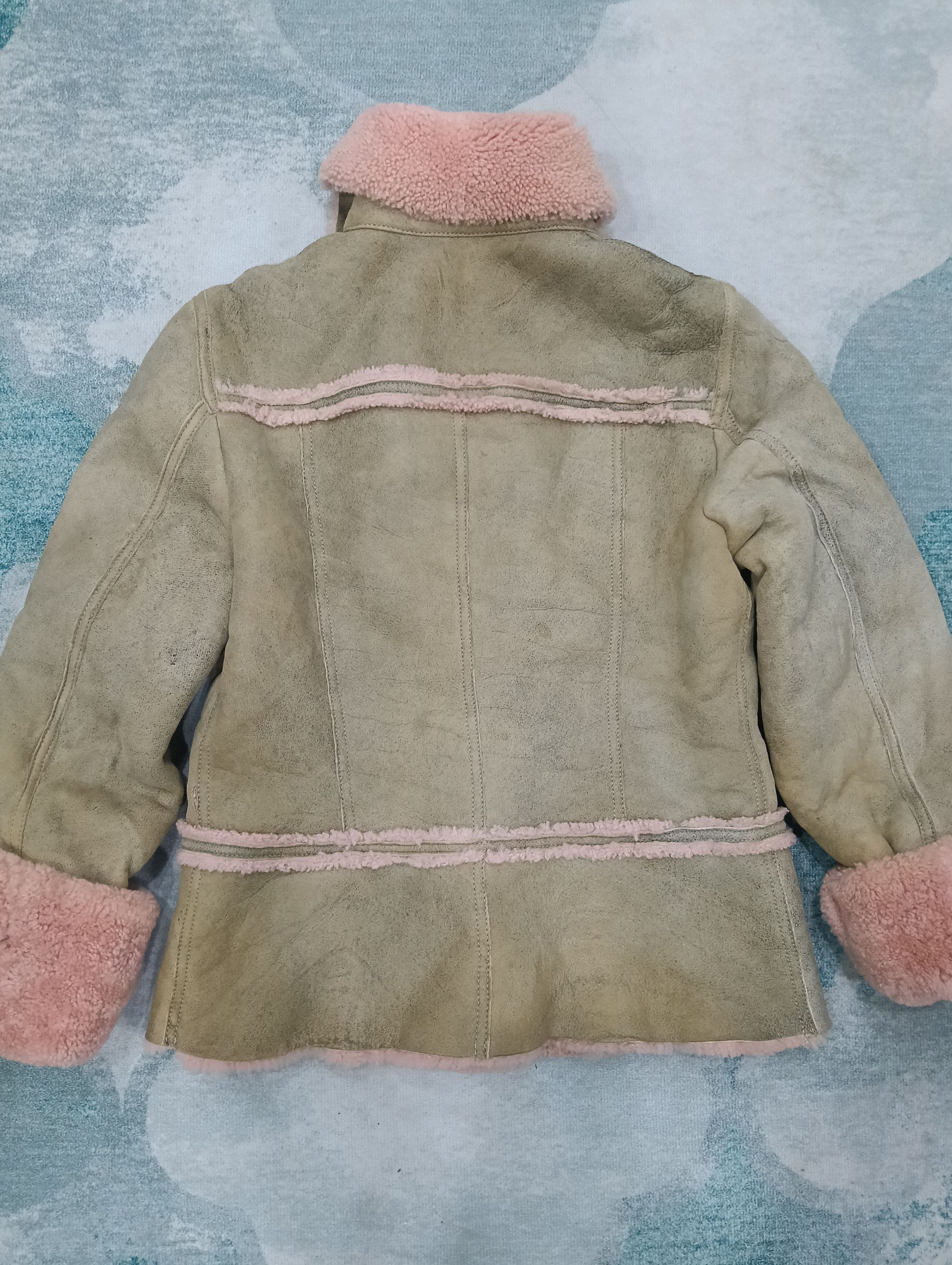 Designer × Japanese Brand × Les Copains Les Copains Sheepskin Jacket Size S / US 4 / IT 40 - 6 Thumbnail