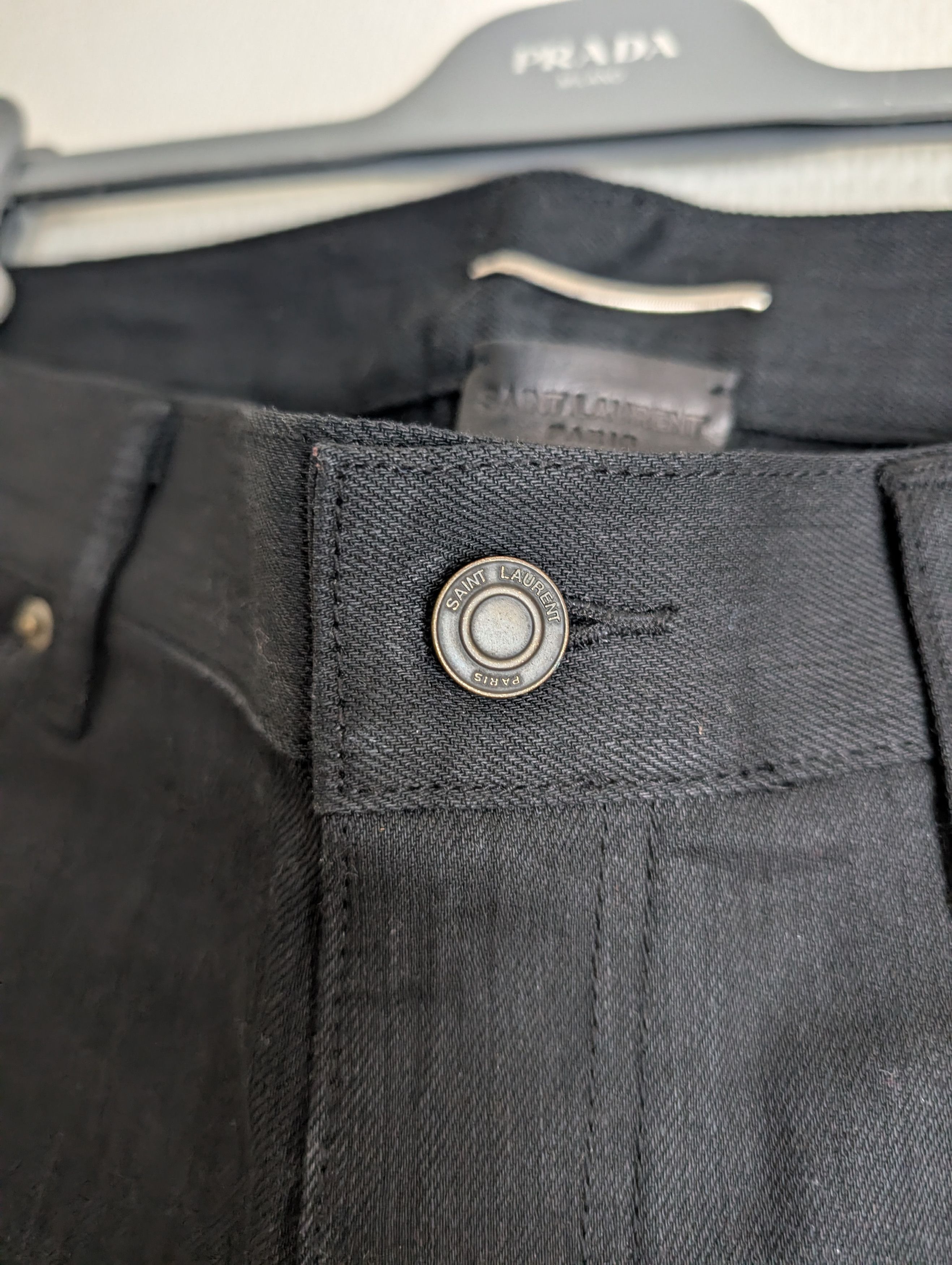 Saint Laurent Paris Saint Laurent SS15 D02 Crash Denim by Hedi Slimane Size US 31 - 8 Thumbnail