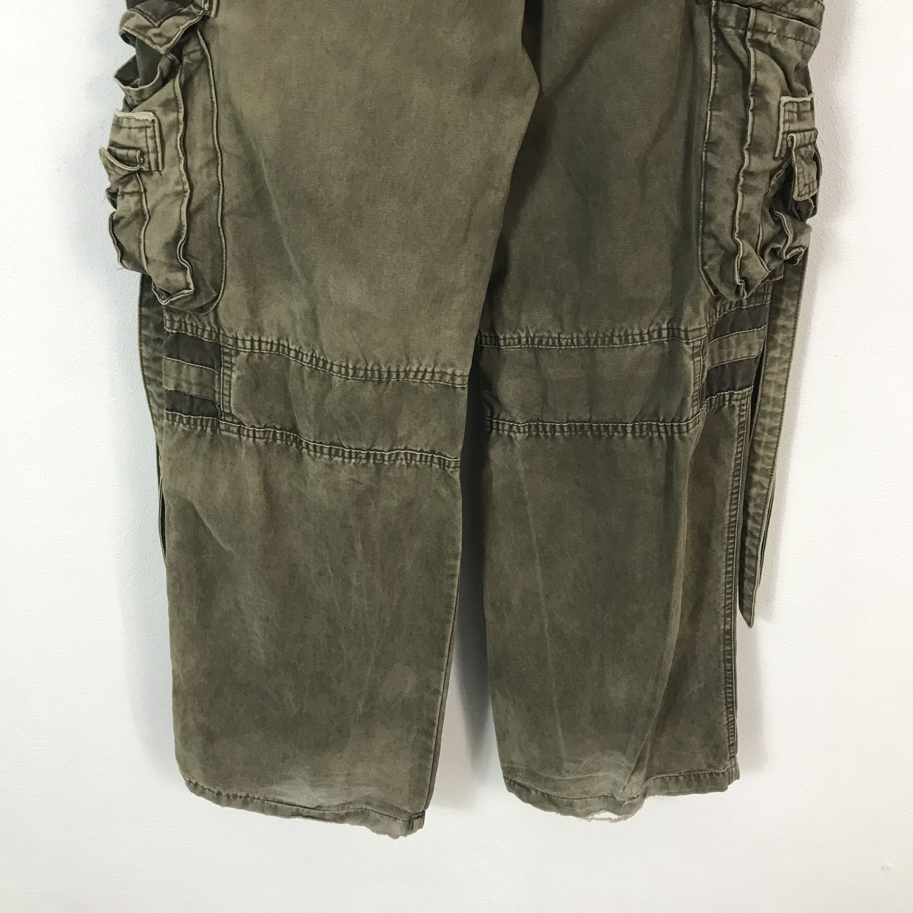 Japanese Brand baggy blue luis Cargo tactical pocket pants Size US 28 / EU 44 - 6 Thumbnail