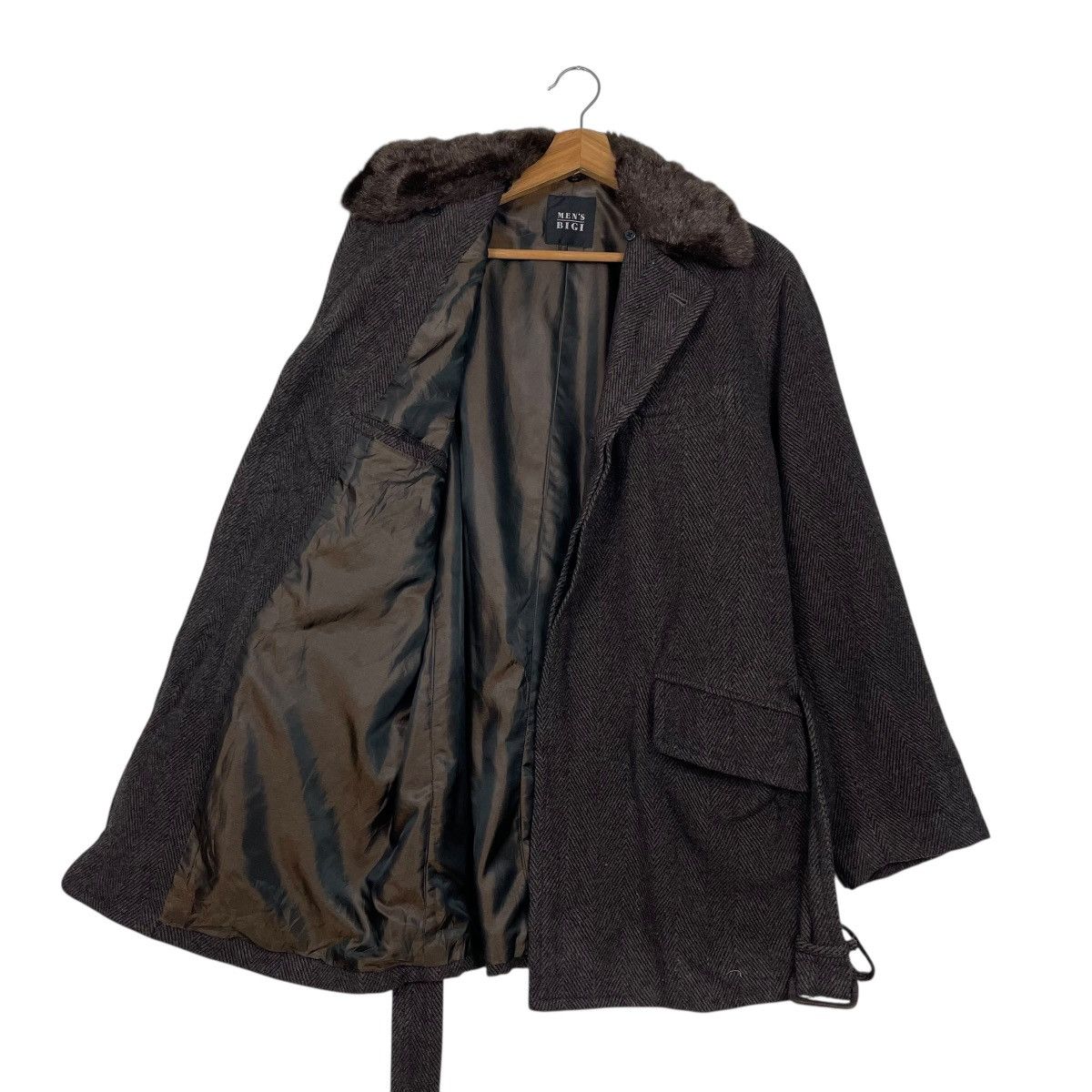 BIGI Men's Bigi Fur Wool Jacket Size US M / EU 48-50 / 2 - 9 Thumbnail