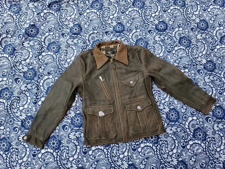 RRL Ralph Lauren RRL Ralph Lauren Newsboy leather jacket Size US M / EU 48-50 / 2 - 1 Thumbnail