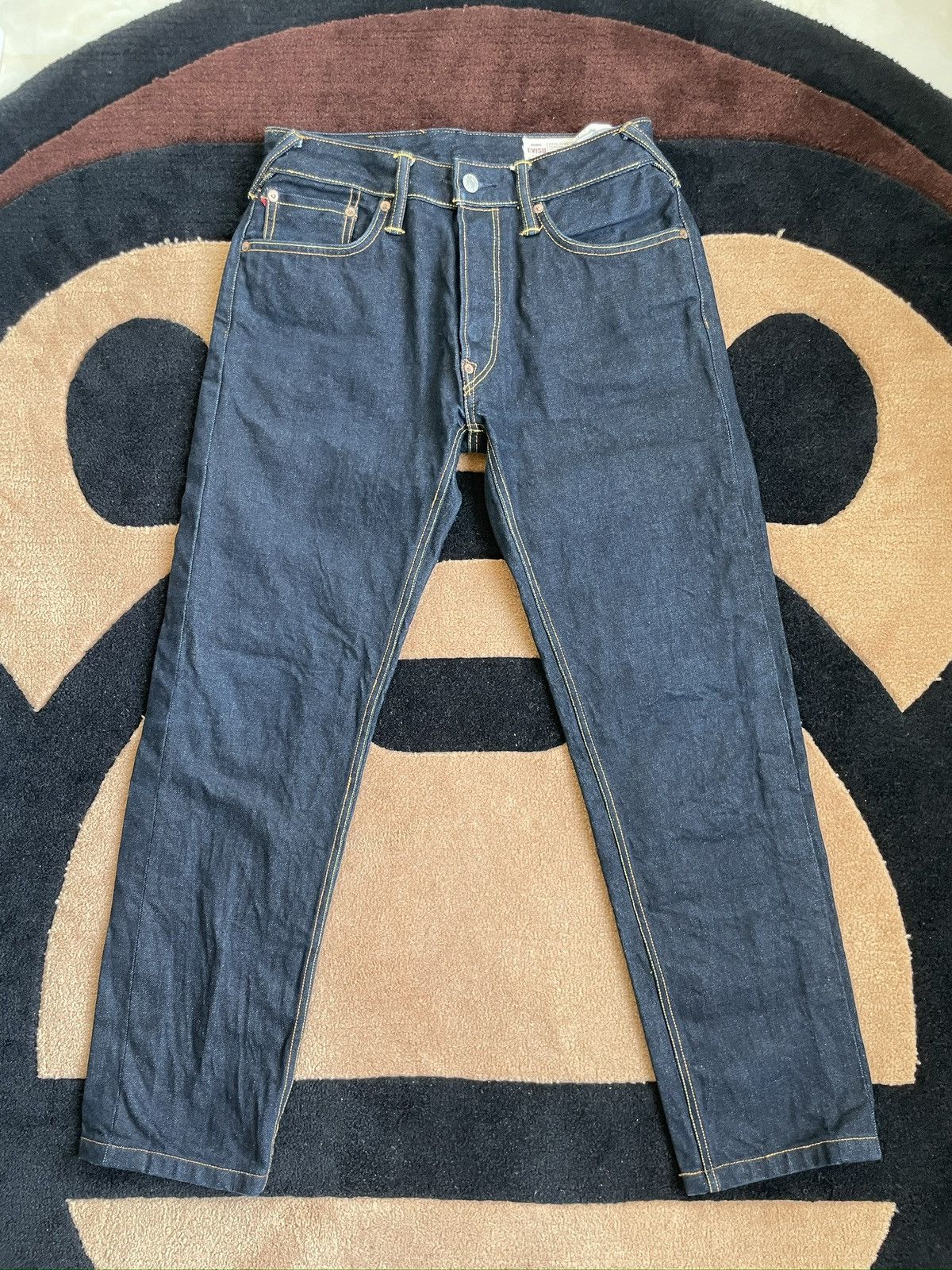 Evisu EVISU embroidery daicock style denim jeans!!size：29 Size US 29 - 2 Thumbnail