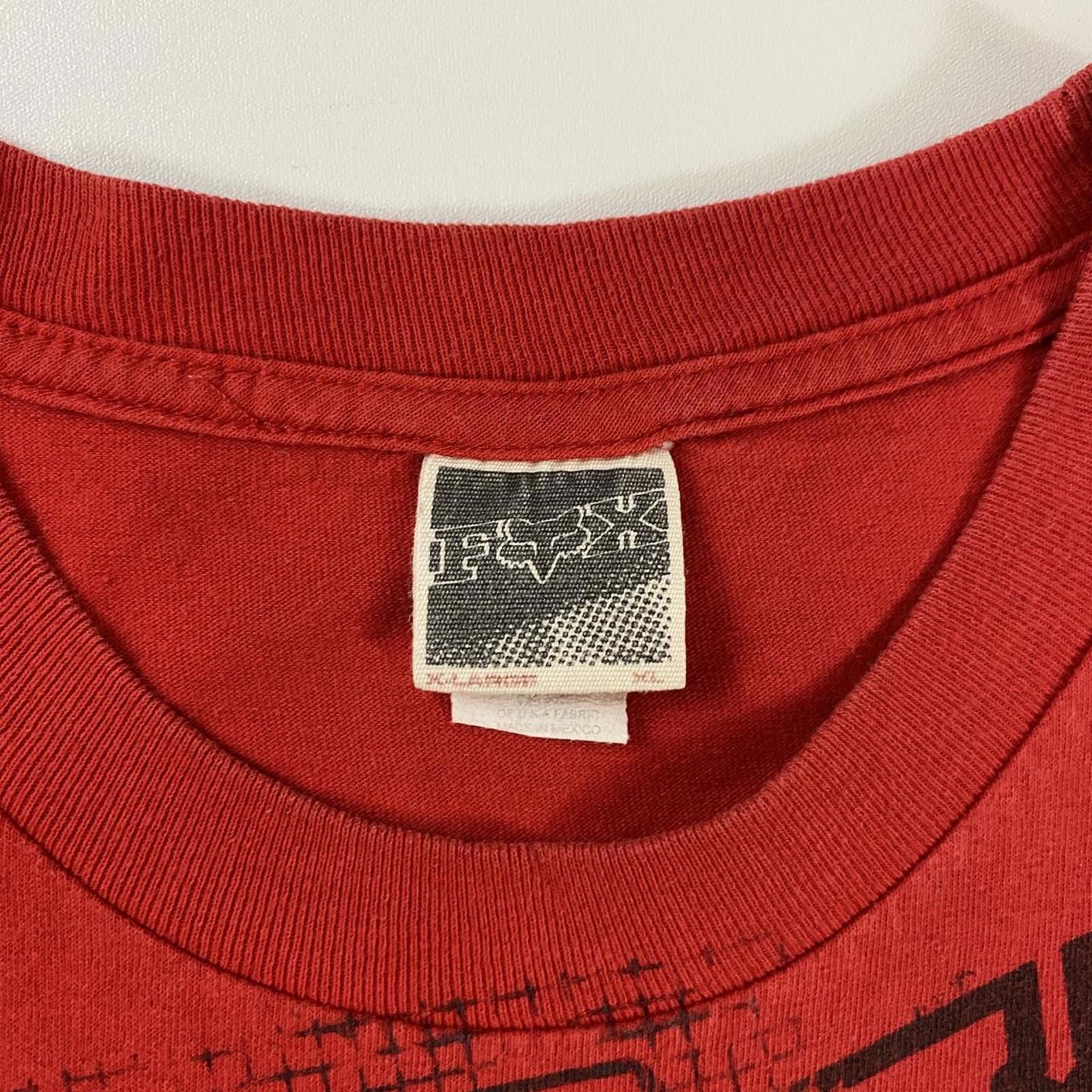 Fox Racing Y2K Fox Racing Red Tee Size US XL / EU 56 / 4 - 3 Thumbnail