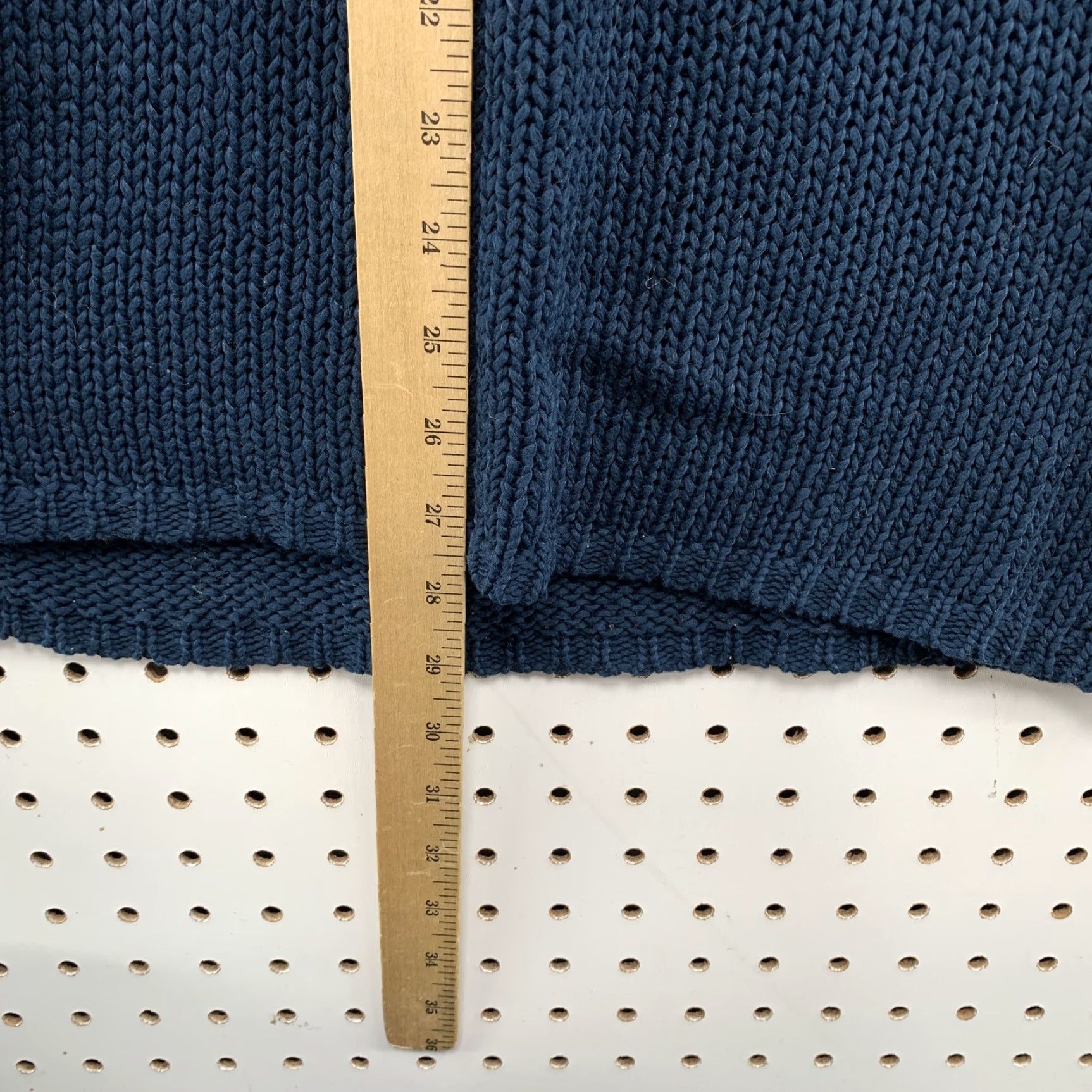 Robert Graham Robert Graham Mens Sweater Navy Blue Large Crew Neck Knit Pullover 90s Style Patternless Crew Neck Mens Size US L / EU 52-54 / 3 - 7 Thumbnail