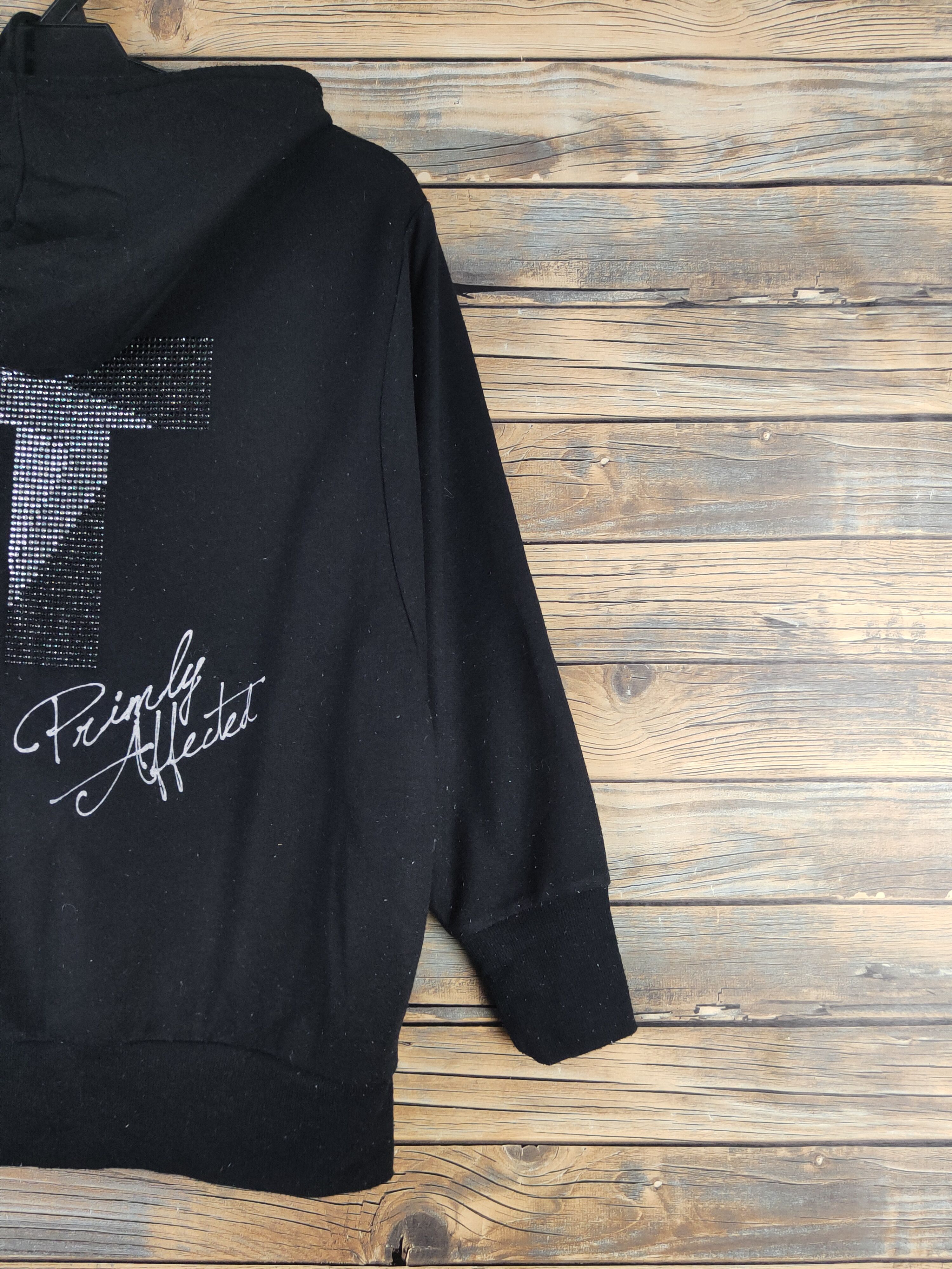 Japanese Brand DL Galyge cross Black Hoodie Sweatshirts #2730 Size M / US 6-8 / IT 42-44 - 12 Thumbnail