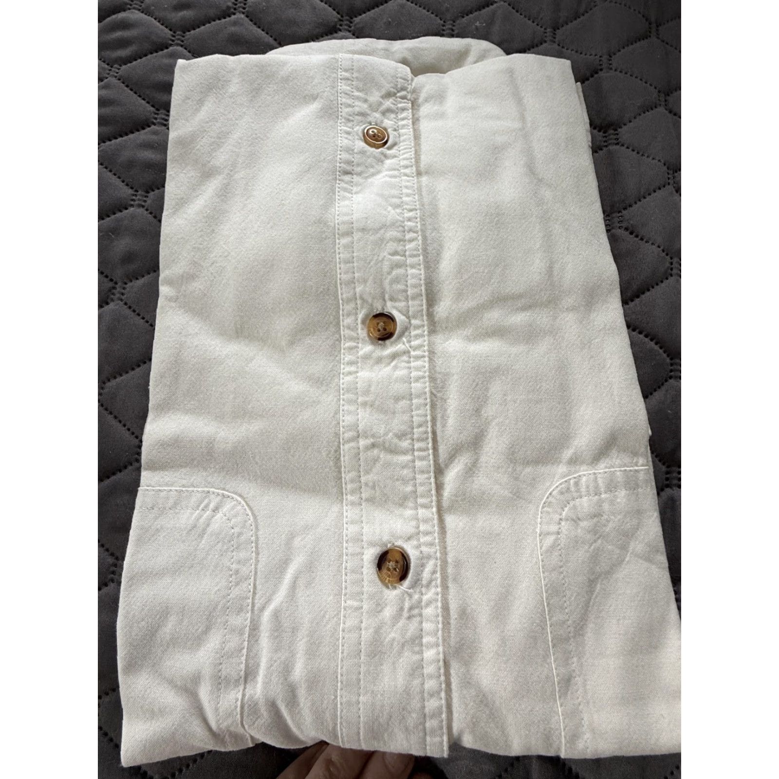 Vintage Scandia Woods Shirt Mens XL White 100% Cotton Button Front Pockets Casual Size US XL / EU 56 / 4 - 4 Thumbnail