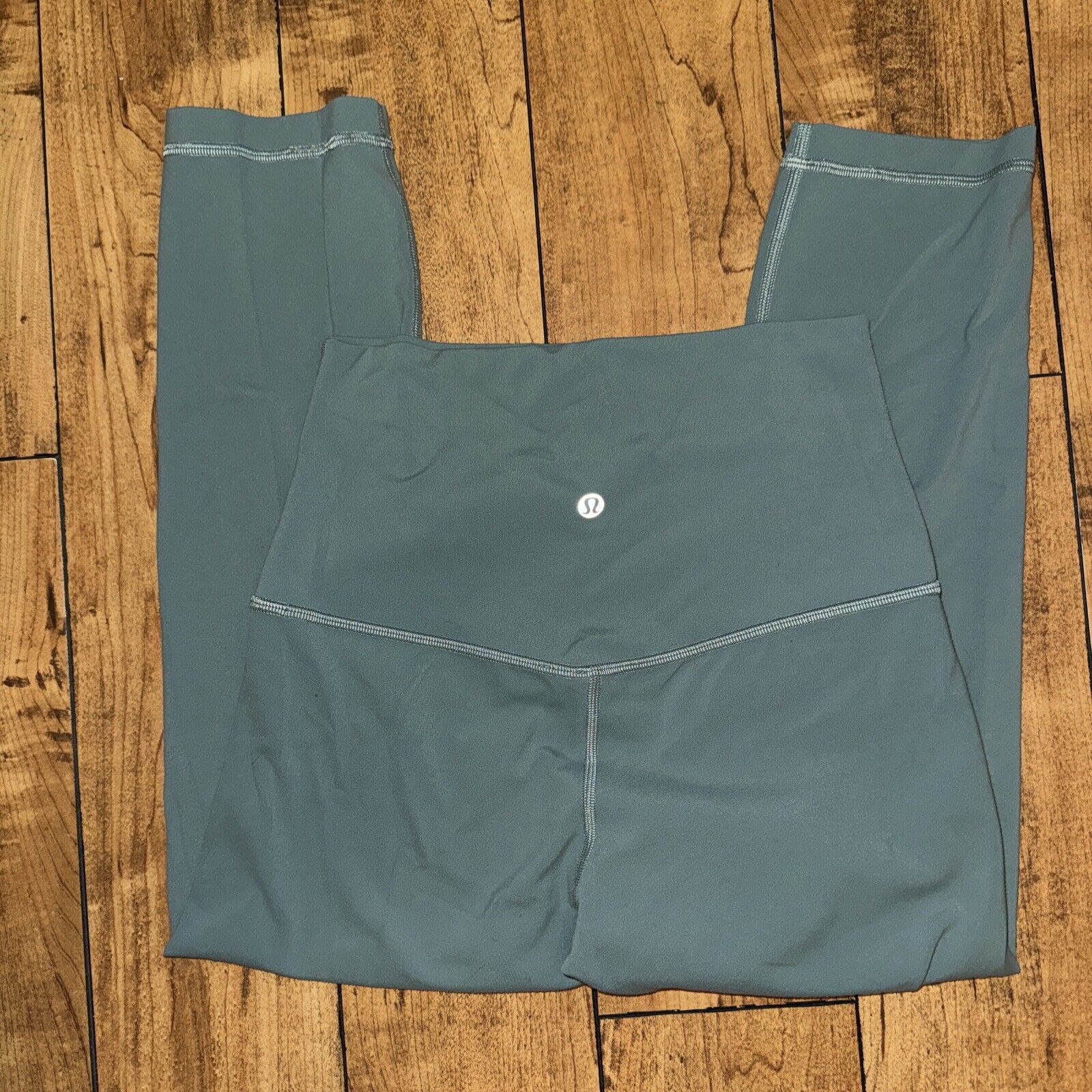 Lululemon Size 6 Lululemon Leggings Green Size 28" / US 6 / IT 42 - 2 Thumbnail