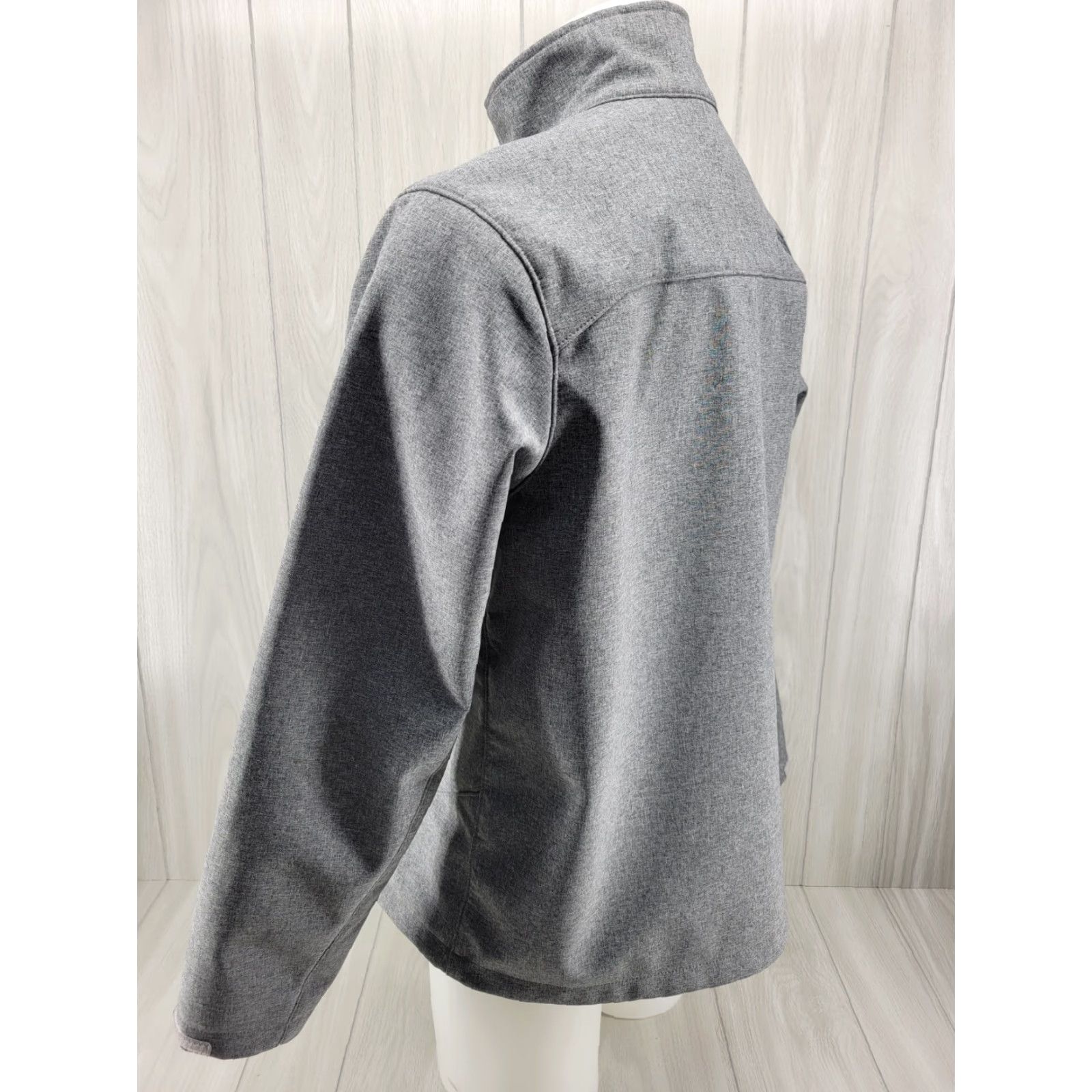 The North Face The North Face Gray Mens Large Jacket Softshell Windbreaker Hologram Tag Water Resistant Breathable Zip Front Full Zip Windwall - Mens Size US L / EU 52-54 / 3 - 7 Thumbnail