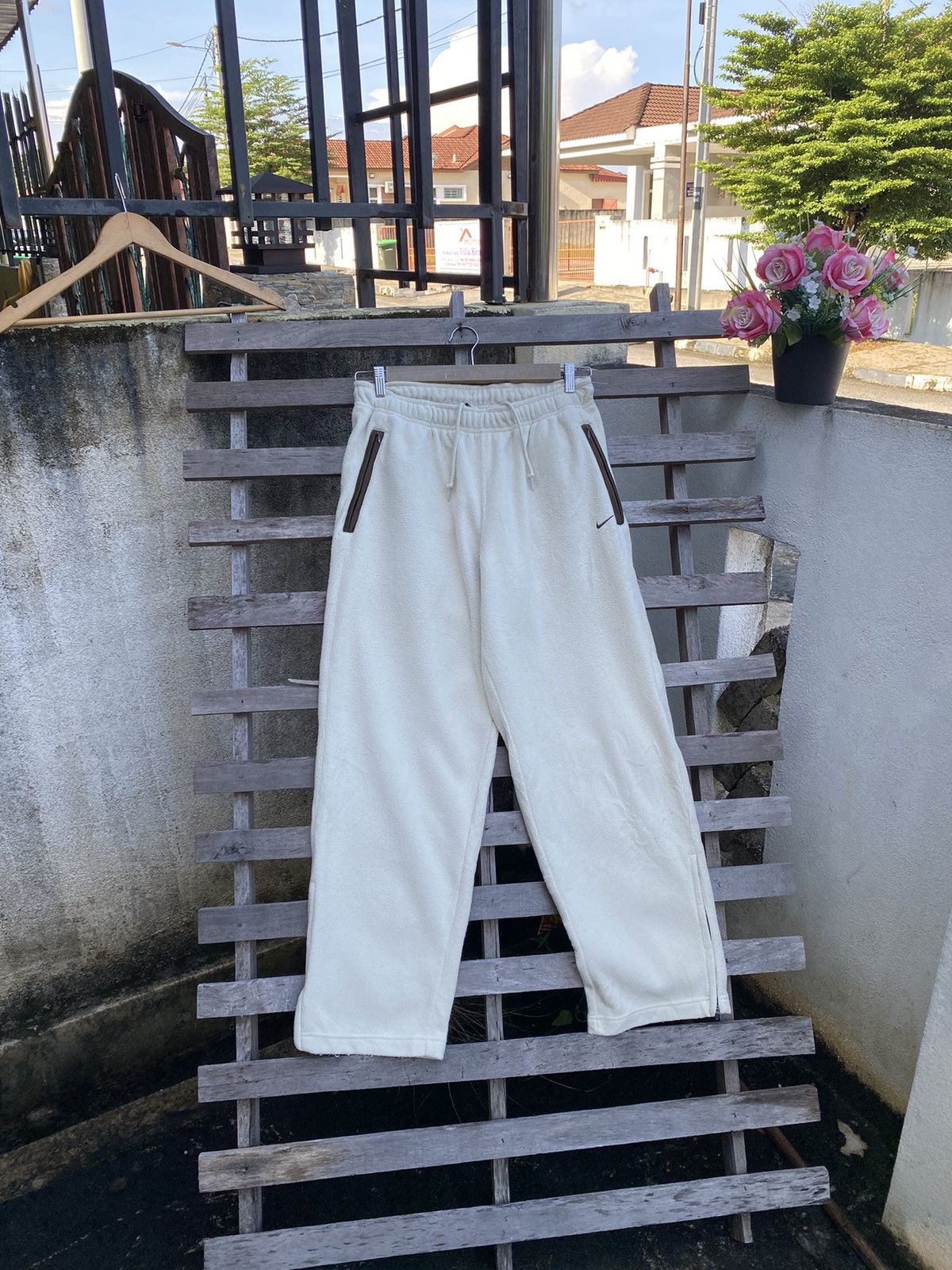 Vintage Size L ❗️Vintage 90s Nike Fleece Sweatpants - waist 30” - 36” Size US 30 / EU 46 - 1 Thumbnail