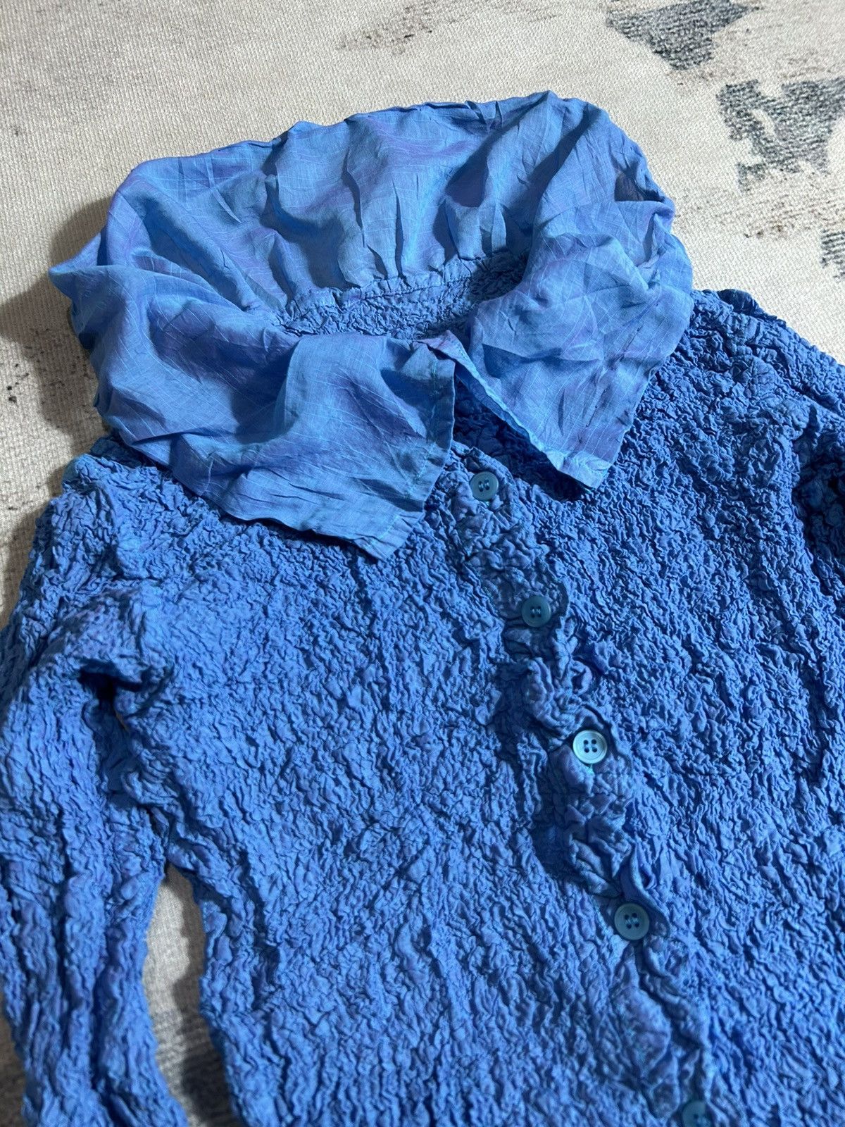 Issey Miyake 💥BINDING OFFER💥Archive Issey Miyake Pleated Blouse Size M / US 6-8 / IT 42-44 - 3 Thumbnail