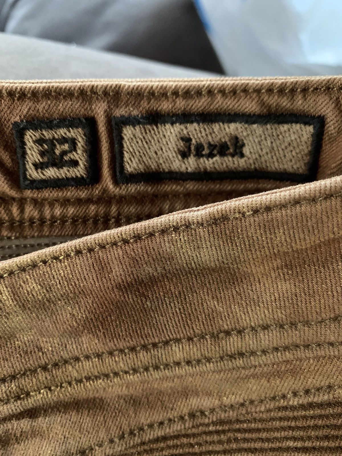 Rock Revival *RARE* New Rock Revival Distressed Biker Moto Denim Jeans Size US 34 / EU 50 - 9 Thumbnail