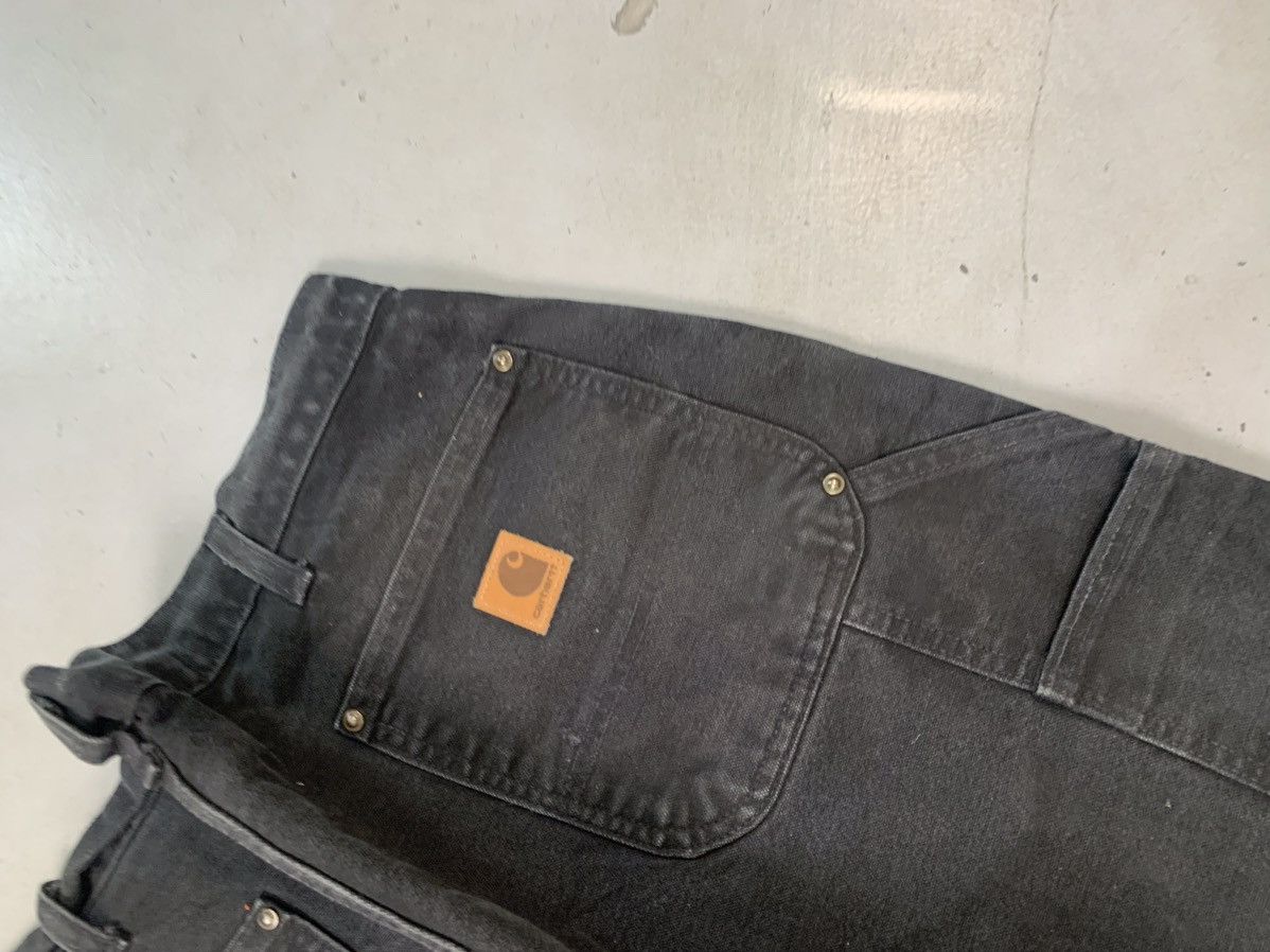 Carhartt Vintage Carhartt b01 BLK double knee workwear denim Size US 40 / EU 56 - 6 Thumbnail