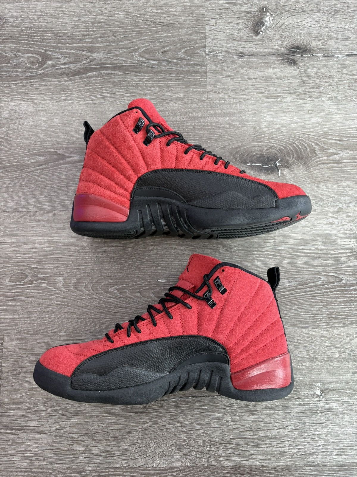 Jordan Brand Air Jordan 12 Retro “Reverse Flu Game” **PRE-OWNED** Size US 12 / EU 45 - 2 Thumbnail
