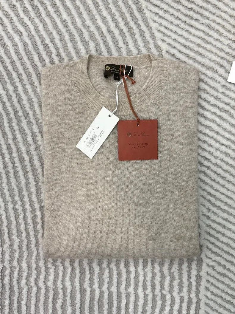 Loro Piana Loro Piana Men's Beige Cashmere Sweater. Size US M / EU 48-50 / 2 - 5 Thumbnail