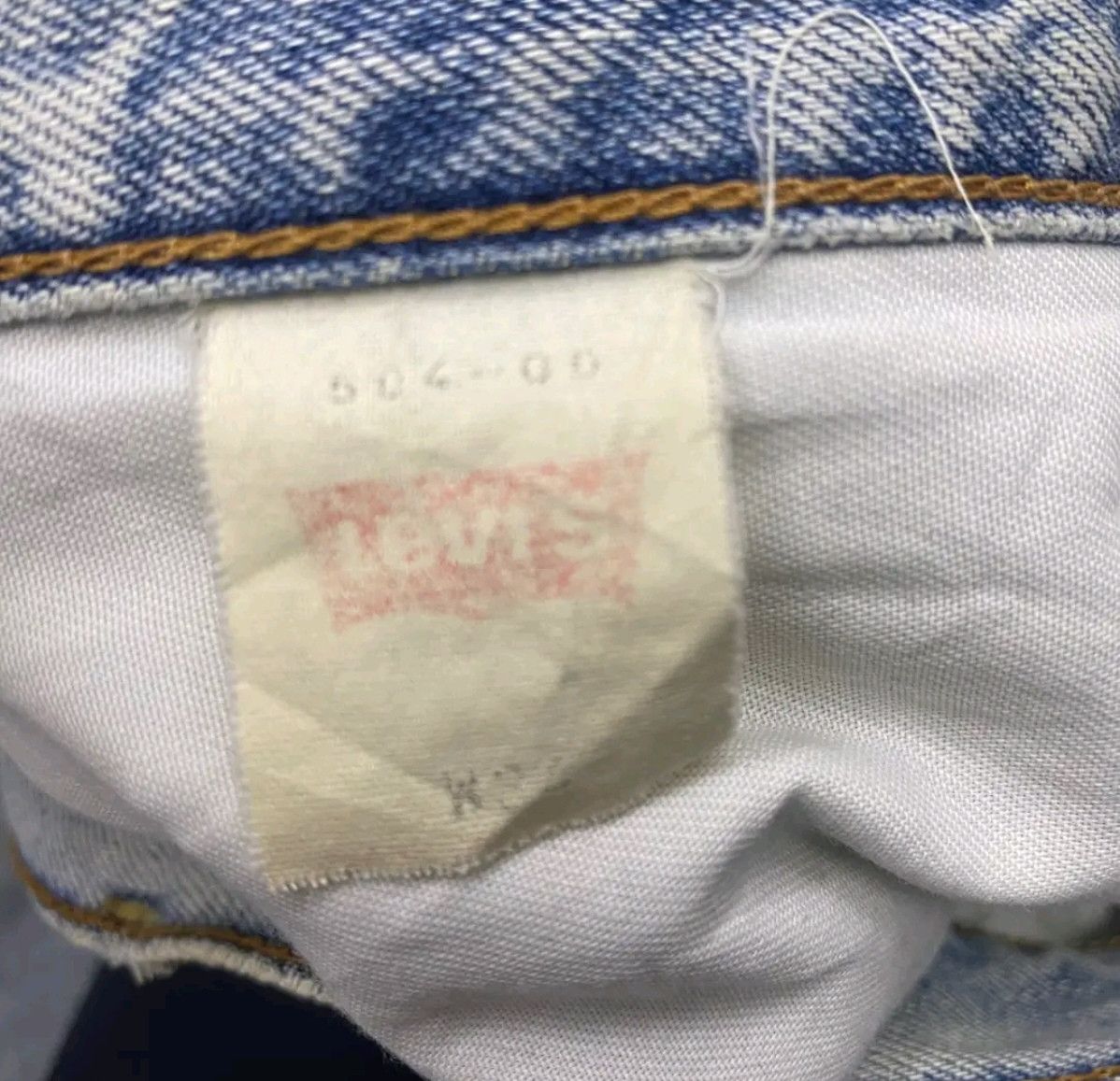 Levi's 💥Baggy💥Vintage Levis 504 Distressed Denim Size US 34 / EU 50 - 17 Thumbnail
