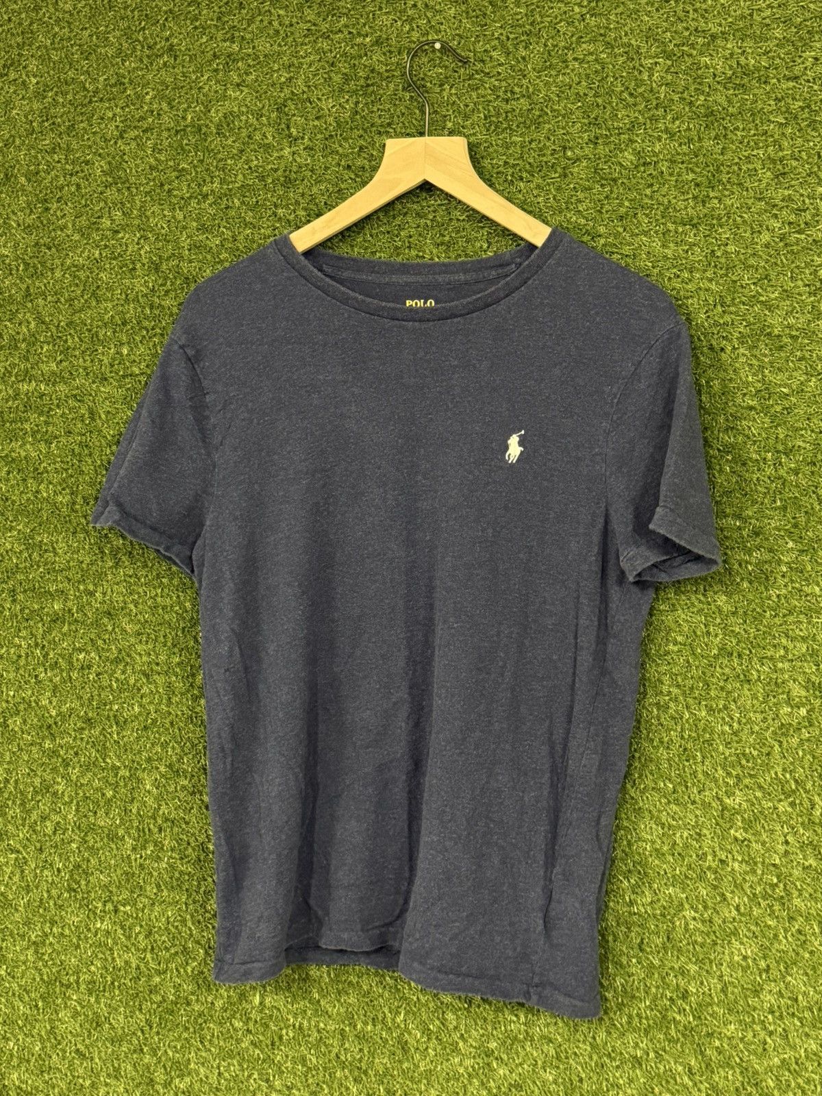 Polo Ralph Lauren Polo Ralph Lauren Classic Logo Slim Fit Navy White Tee Size US L / EU 52-54 / 3 - 2 Thumbnail