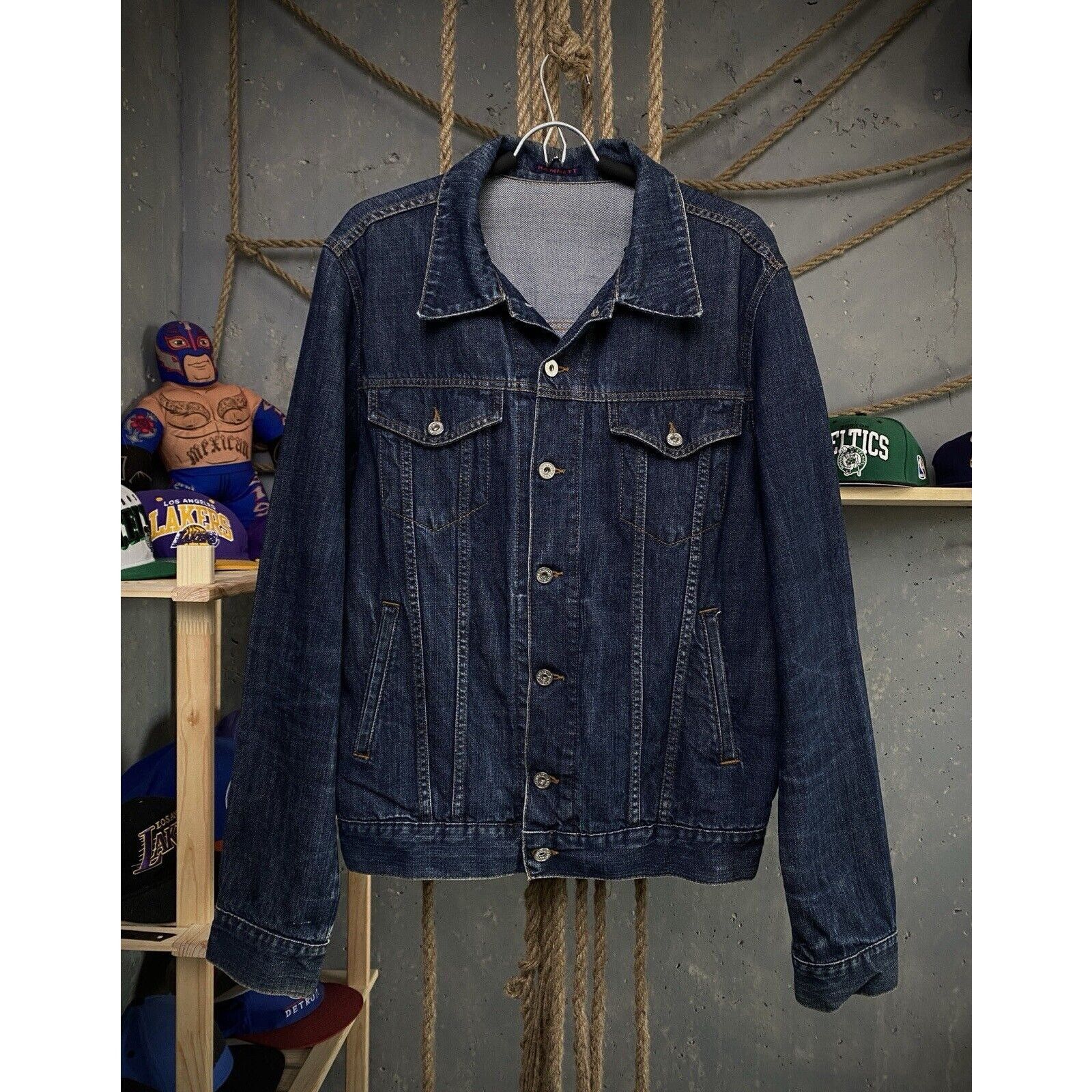 Vintage Katharine Hamnett 4 Pockets Denim Jacket Size L Men