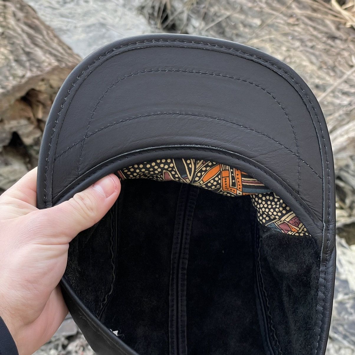 Vintage Vintage Five Panel Cap Leather Aussie Bush Y2K 90s USA Size ONE SIZE - 6 Thumbnail