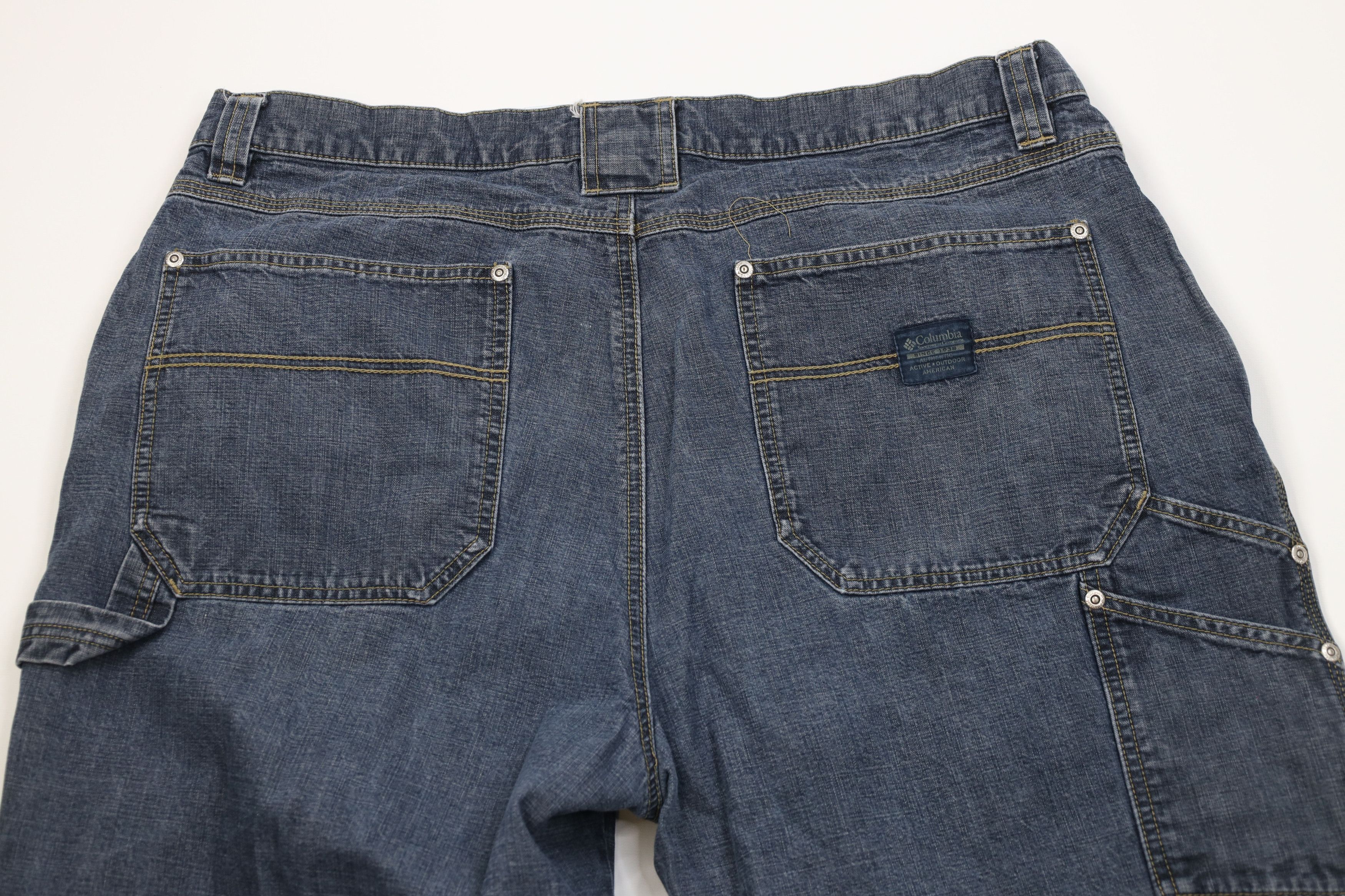 Columbia Vintage Y2K Columbia Baggy Wide Leg Denim Jeans Blue Cotton Size US 40 / EU 56 - 11 Thumbnail