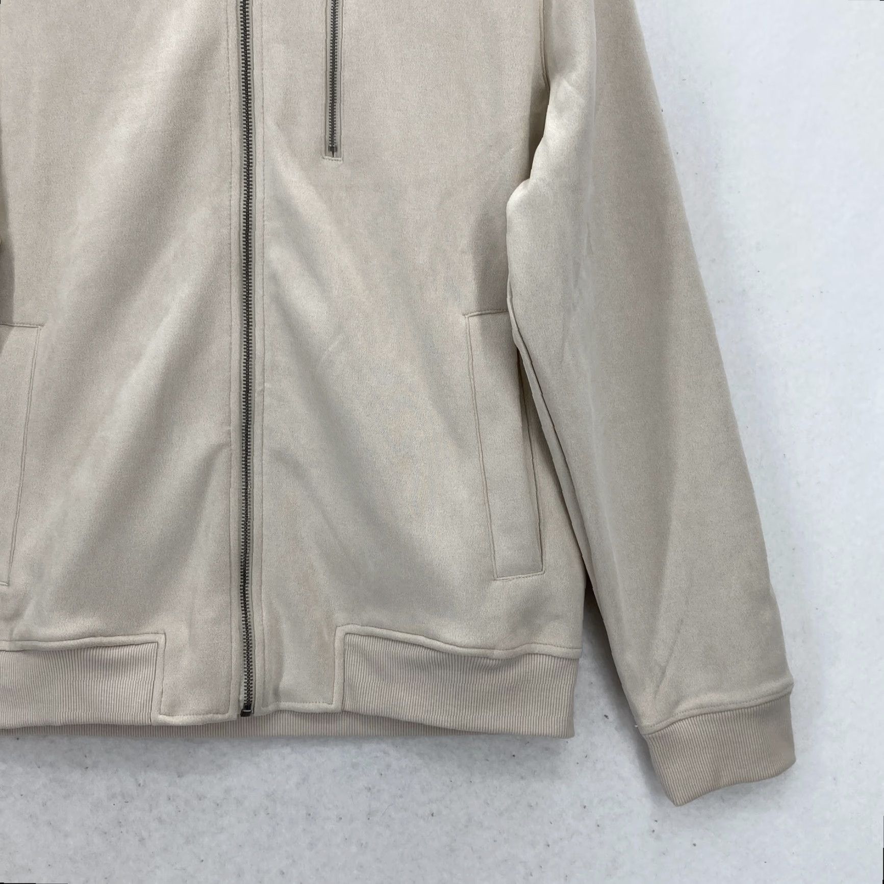 Ben Sherman Ben Sherman Jacket Mens M Beige Sueded Full Zip Bomber Casual Travel Size US M / EU 48-50 / 2 - 3 Thumbnail
