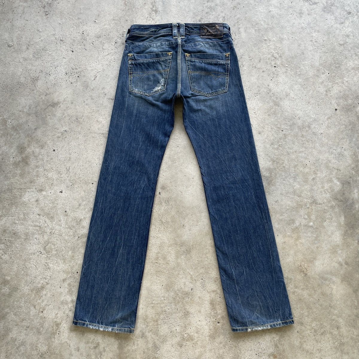 Diesel Vintage Diesel Timmen Distressed Jeans Faded Denim Pants Size US 29 - 14 Thumbnail