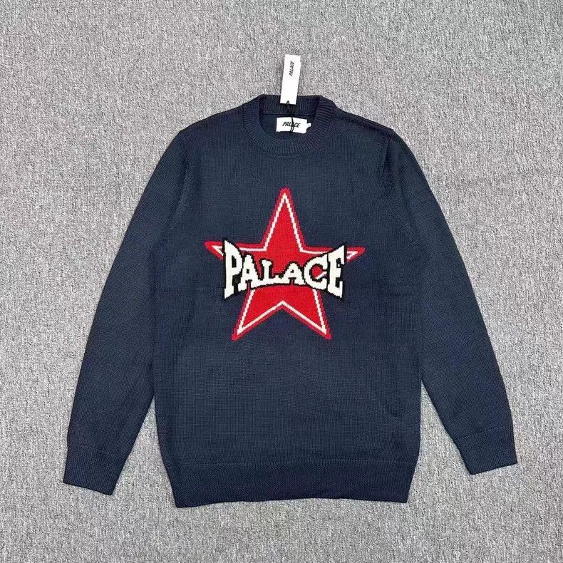 Palace Palace Star Pentagram Knit Crew Neck Sweater. Q7 Size US L / EU 52-54 / 3 - 1 Thumbnail