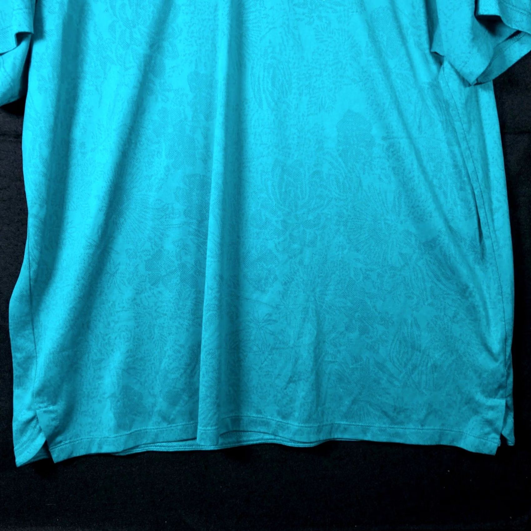 Nike Nike Mens Polo Shirt Teal Floral Dry Fit Short Sleeve Athletic Golf XL Size US XL / EU 56 / 4 - 3 Thumbnail