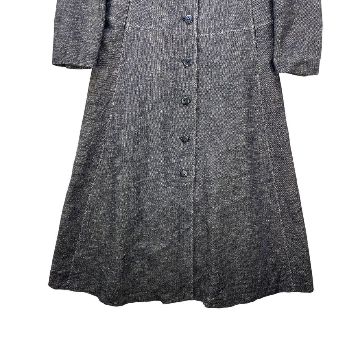 Issey Miyake Vintage Long Dress Coat Flared Hem Size M / US 6-8 / IT 42-44 - 7 Thumbnail