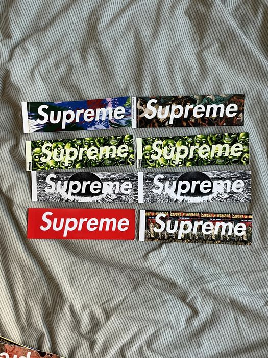 Supreme Rare box logo sticker collection | Grailed