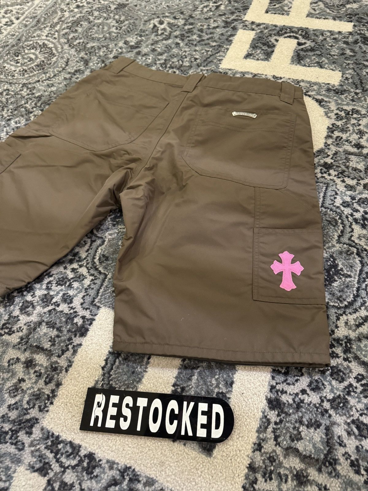 Chrome Hearts Chrome Hearts Brown Double Knee Carpenter Shorts Size US 34 / EU 50 - 3 Thumbnail