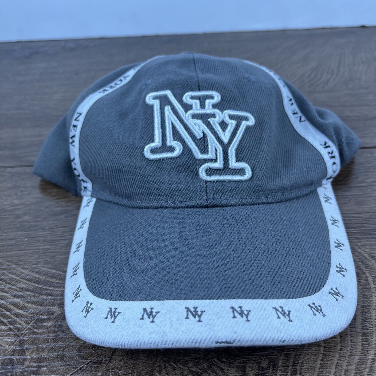 Other New York Hat Gray New York Cap Hat Gray Adjustable Hat Gray Size ONE SIZE - 1 Thumbnail