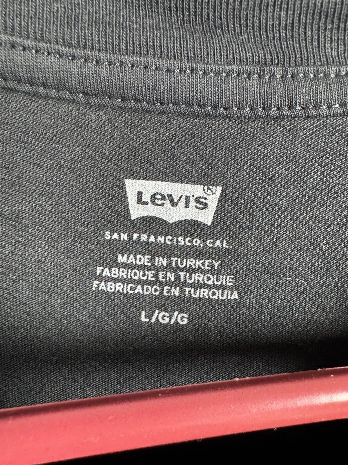 Levi's Men’s Levi’s Strauss T-Shirt Black Size Large Size US L / EU 52-54 / 3 - 5 Thumbnail